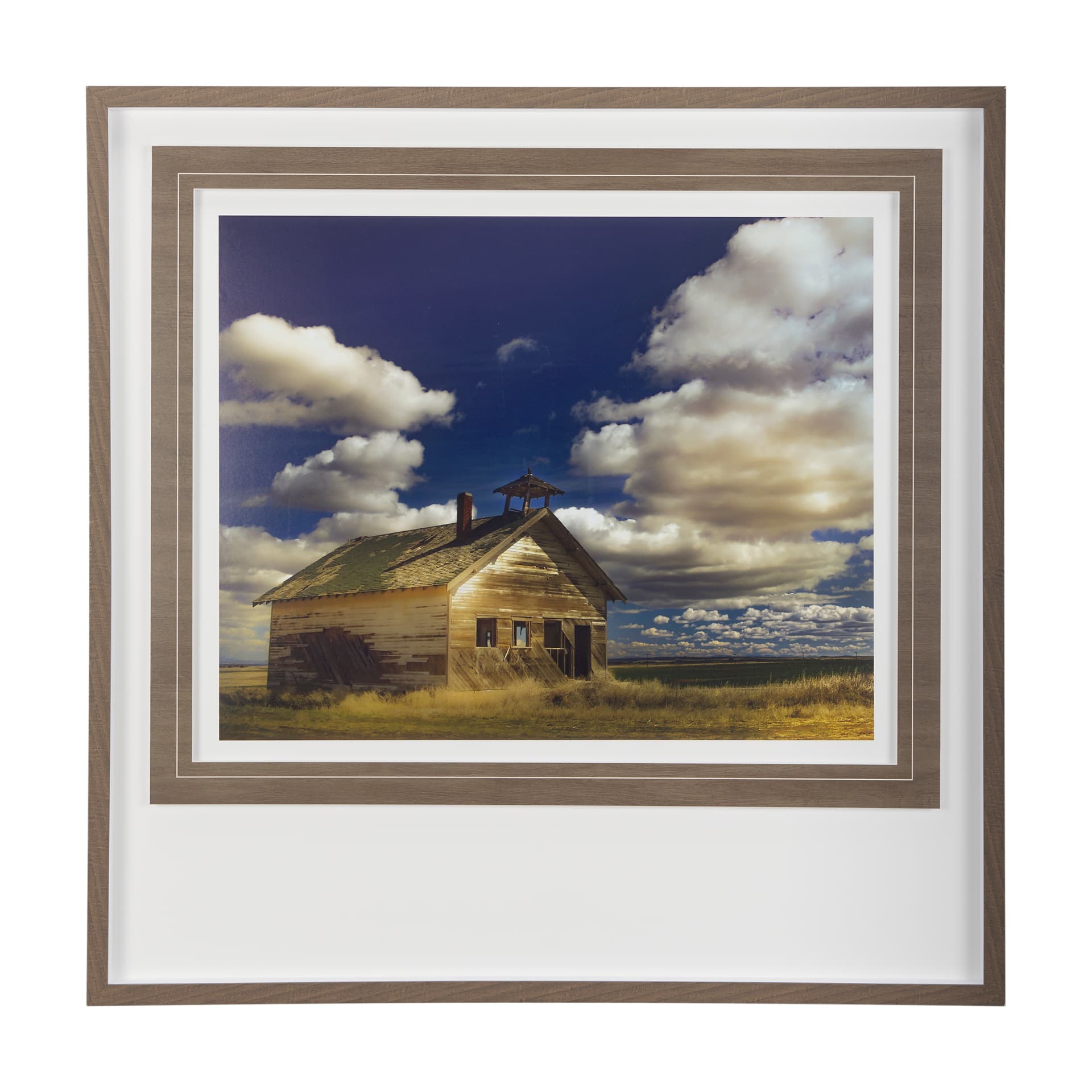 Oregon Farm by Chad Mackay a Framed Art Print Matted under Glass — product photograph