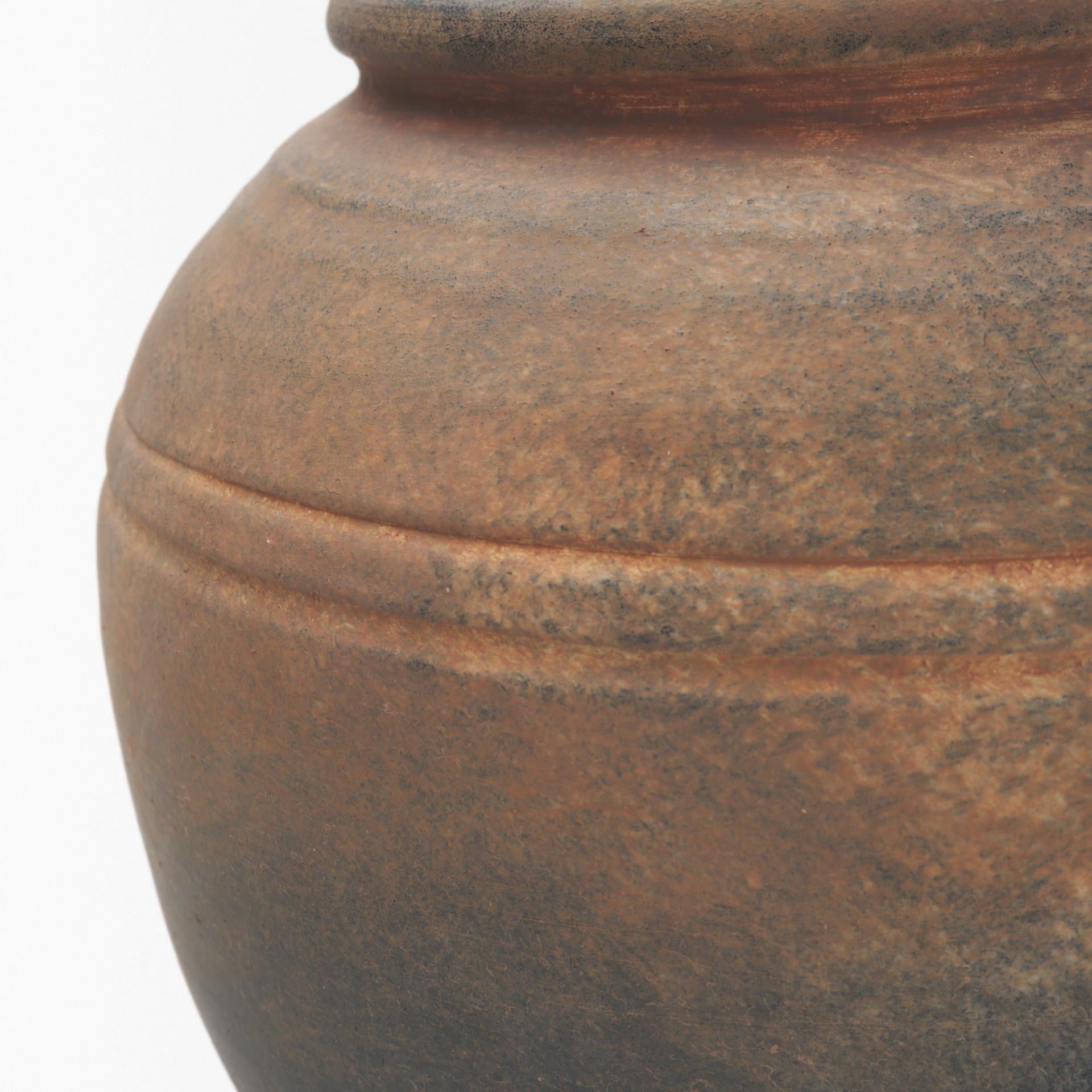 Cotto 8.7H Weathered Round Terracotta Vase — product photograph