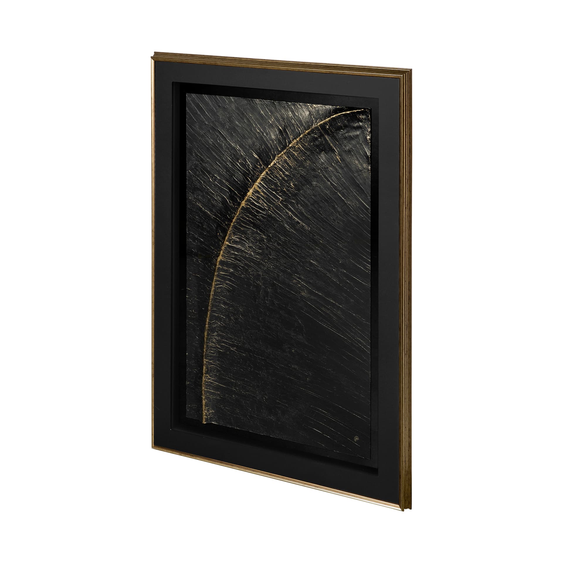 Fossil I by Studio M a handmade Original Framed Artwork under Glass — product photograph