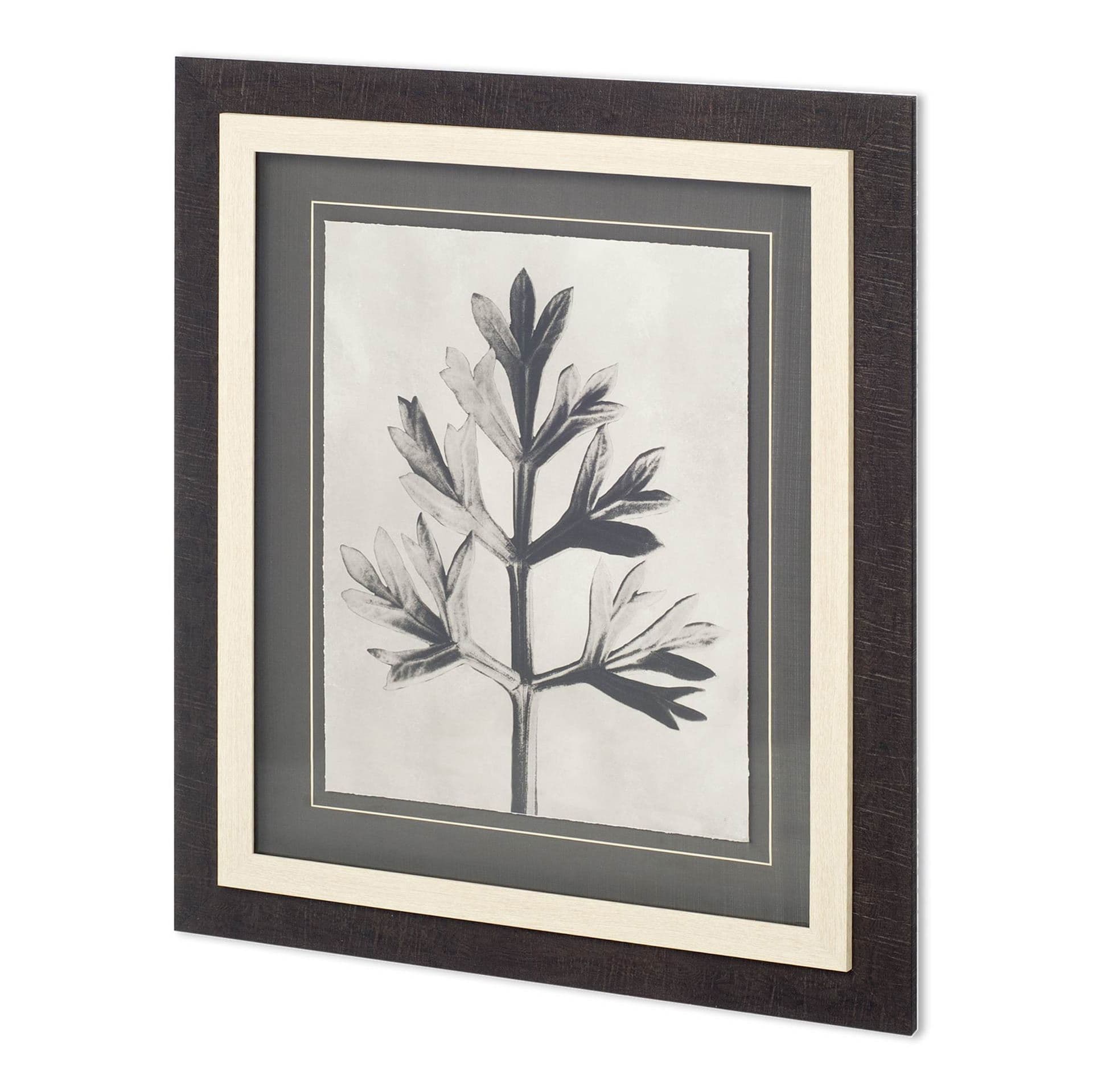 Custom Blossfeldt Botanical I by Karl Blossfeldt Hand Embellished Framed Art Print Matted under Glas — product photograph