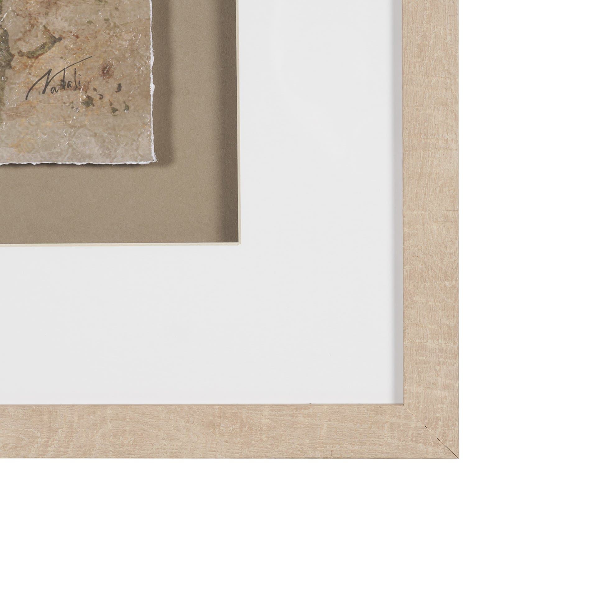 Amber Horizon IV by Mercana Studio Textured Framed Artwork Matted under Glass — product photograph