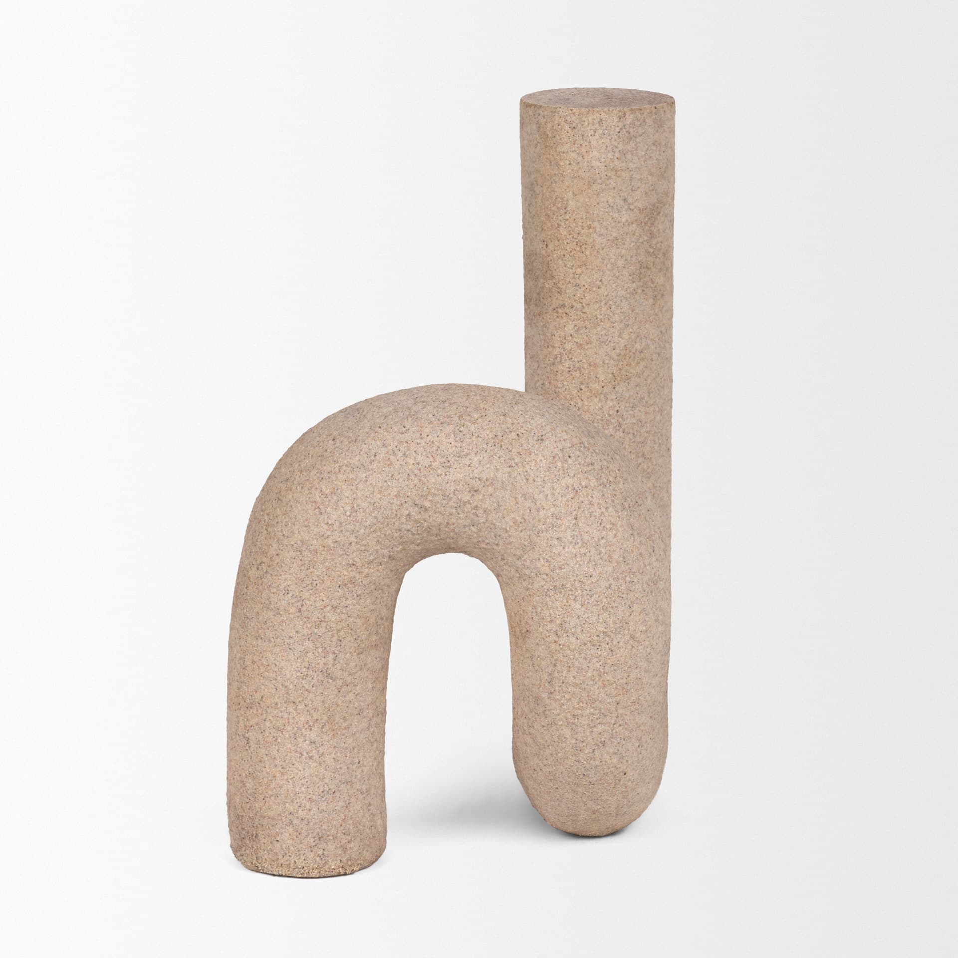 Kailyn Resin Textured Concrete Gray Decorative Object — product photograph