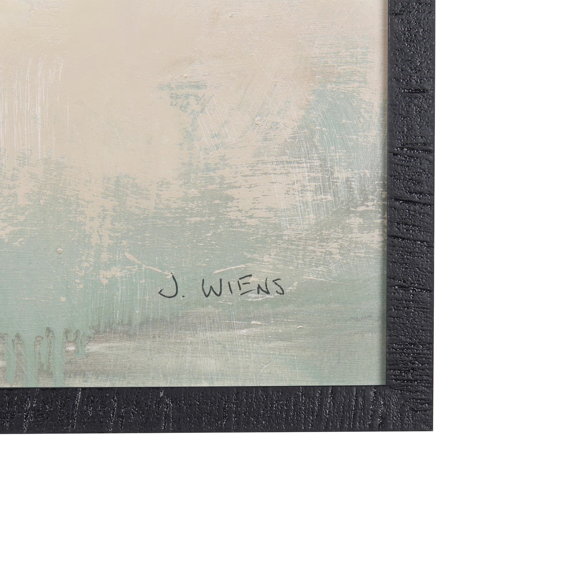 Lonely Landscape II by Mercana Studio a Hand Embellished Textured Framed Art Print — product photograph