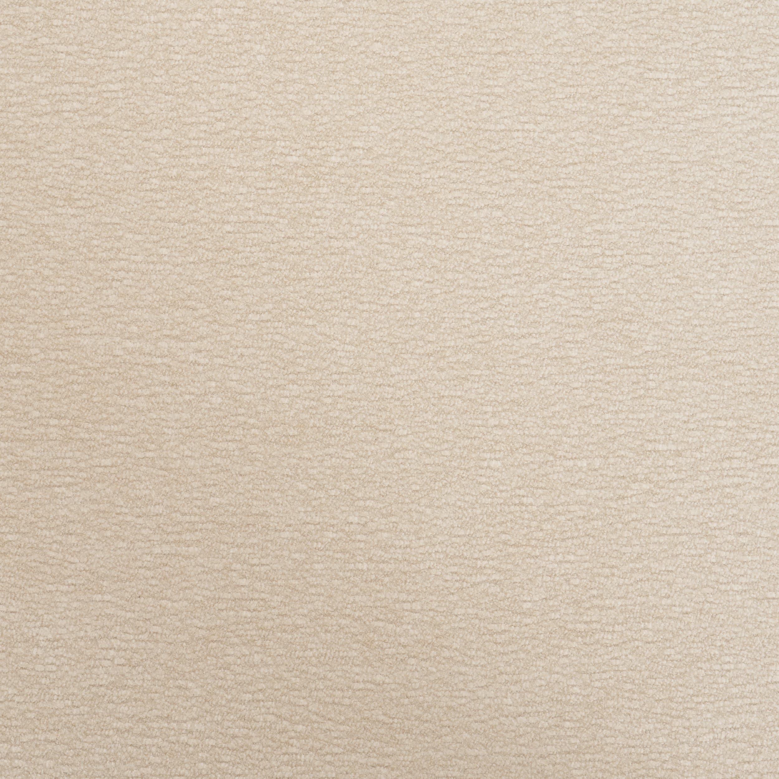 Carlisle Curved Back Dining Arm Chair | Cream Chenille w/ Brown Wood — product photograph