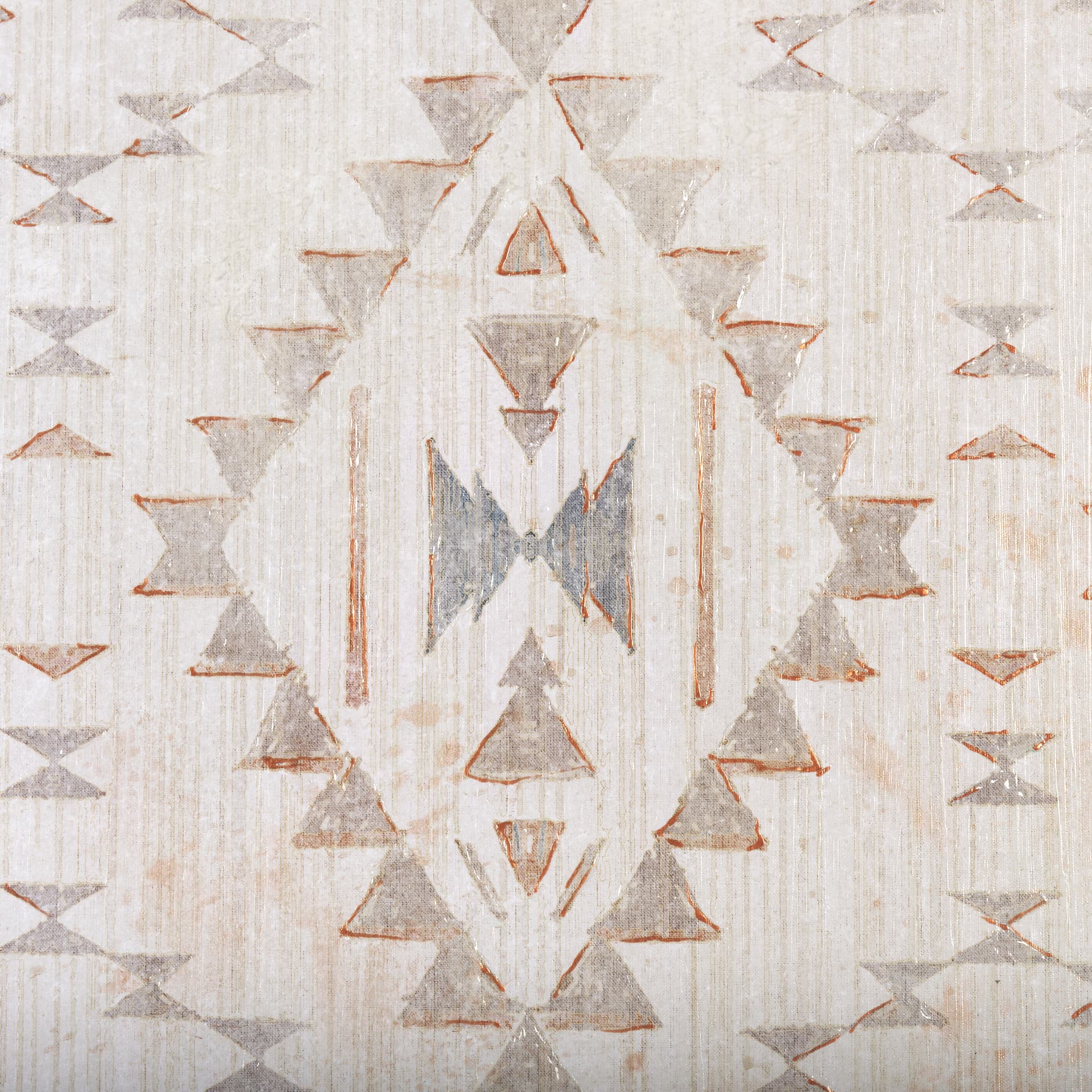 Aztec I by Mercana Studio a Hand Embellished Textured Framed Art Print — product photograph