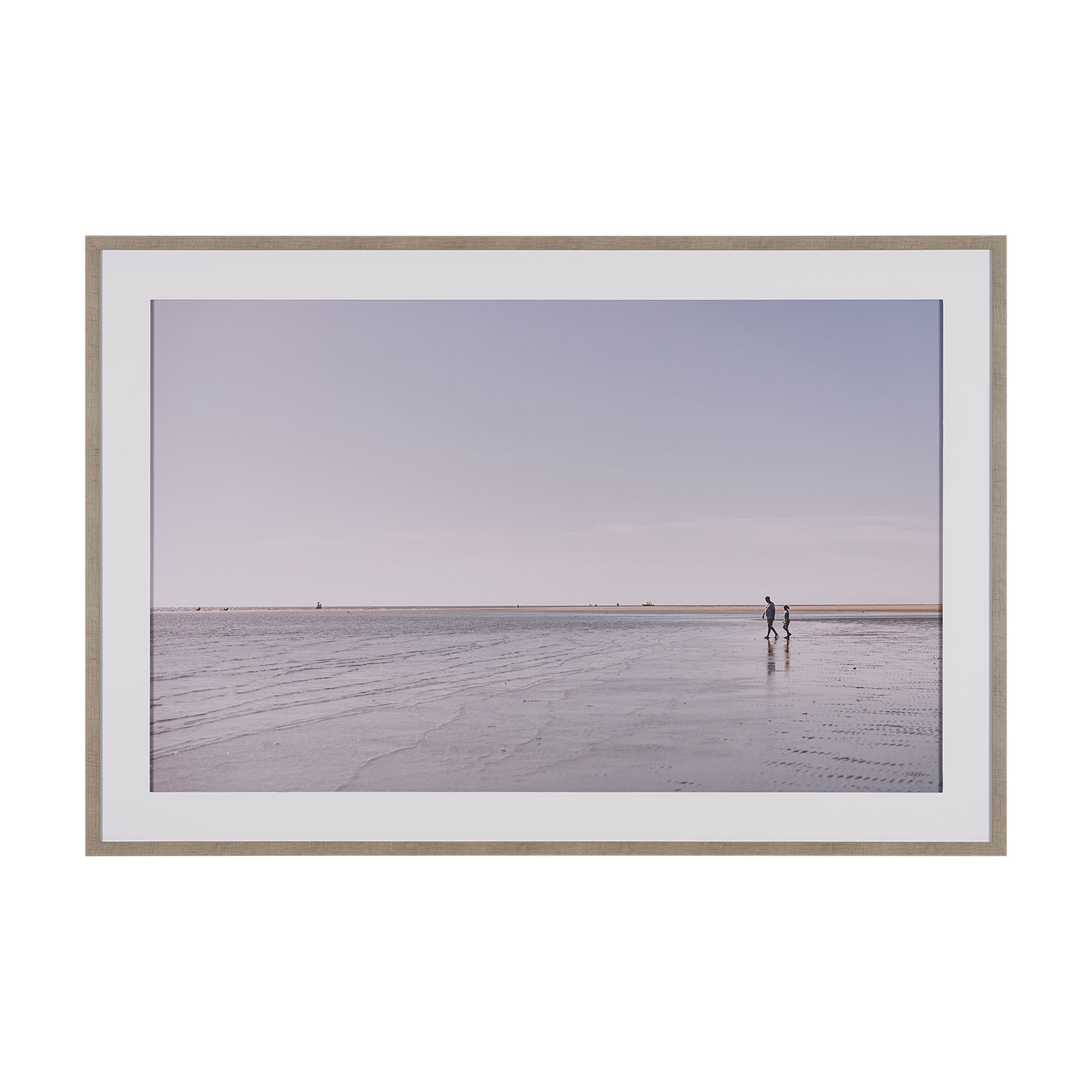 Morning Stroll by Kelly Frere Framed Art Print Matted under Glass — product photograph
