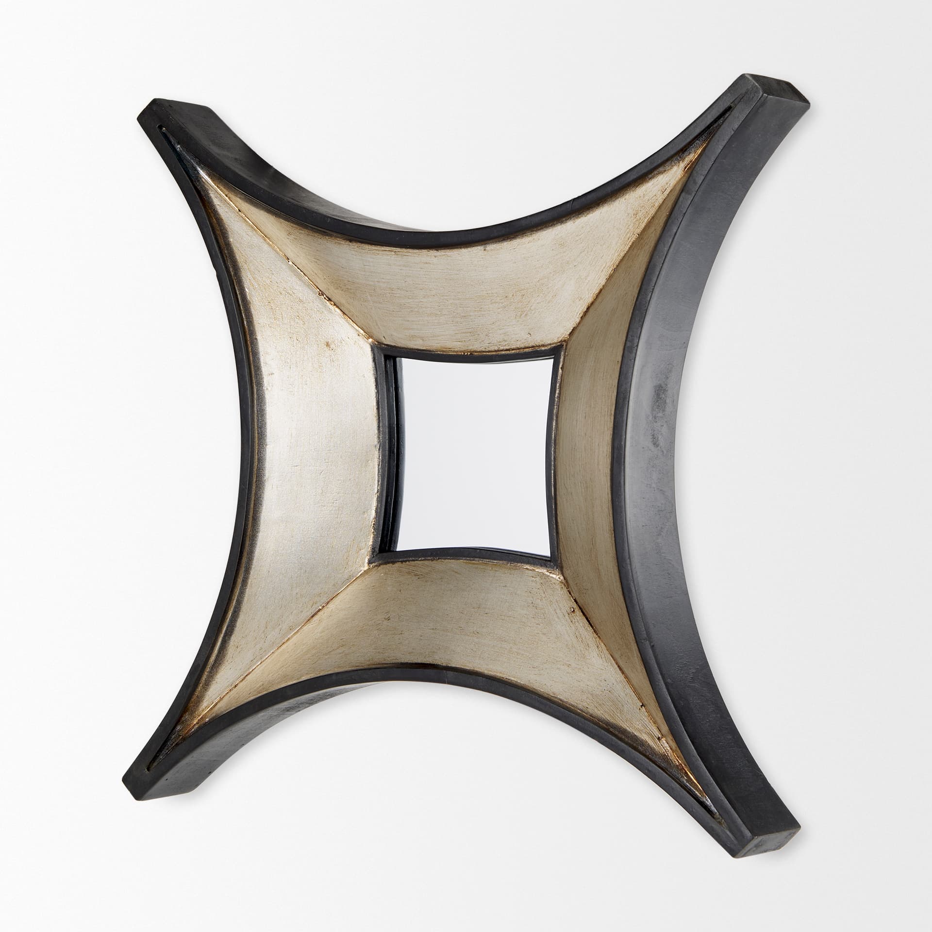 Ovallas 17L x 17H Star Champagne Wood Frame Mirror — product photograph