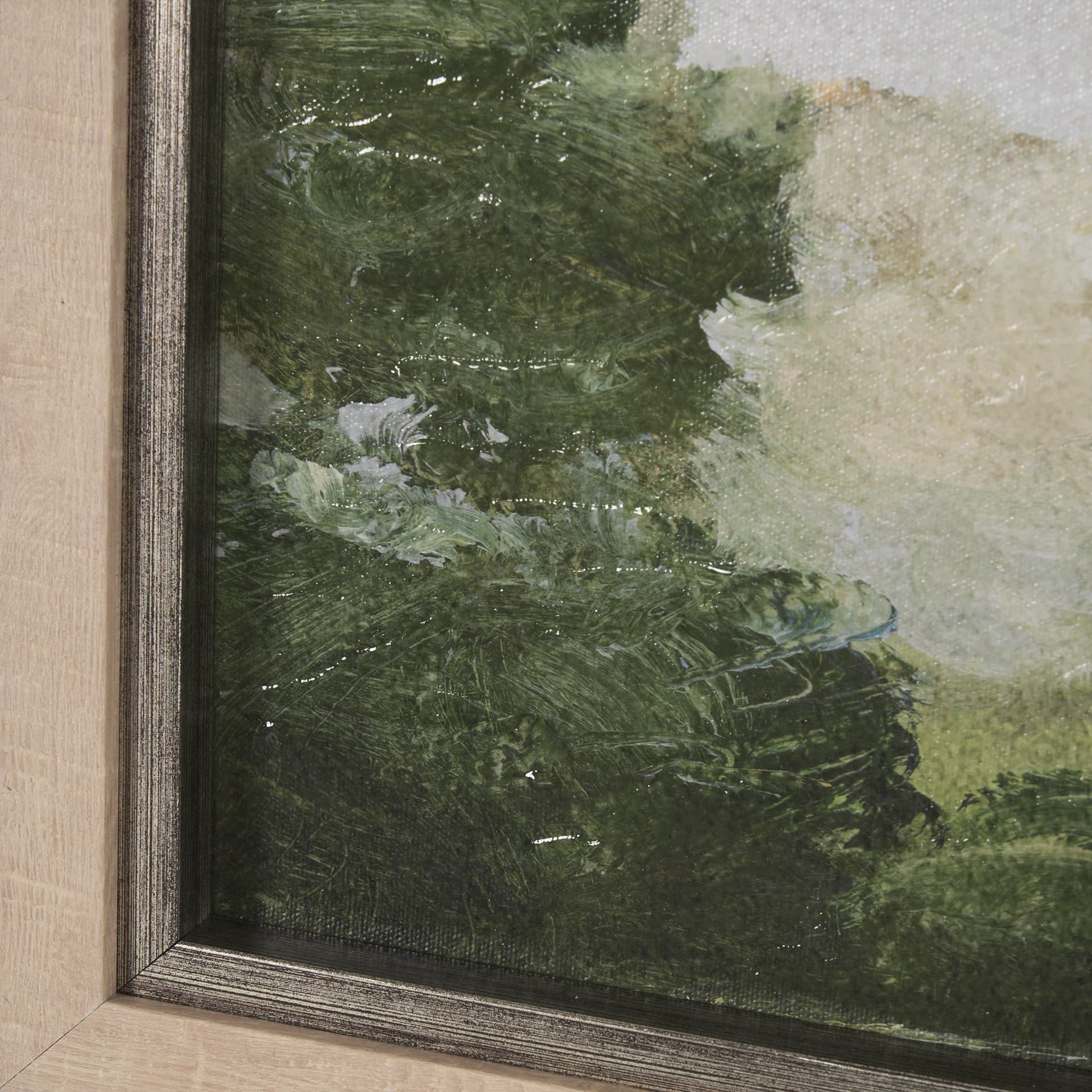 Soft Shadows II by Mercana Studio a Hand Embellished Textured Framed Art Print — product photograph