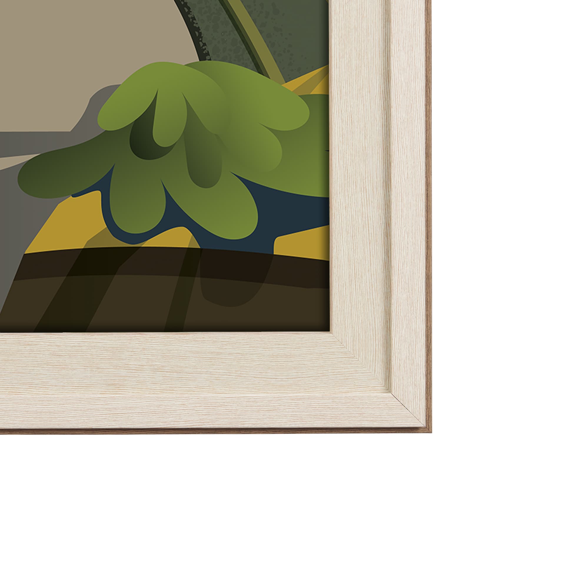 Pacific Rim GO (XL) by Mercana Studio a Hand Embellished Decograph Framed Art Print under Glass — product photograph