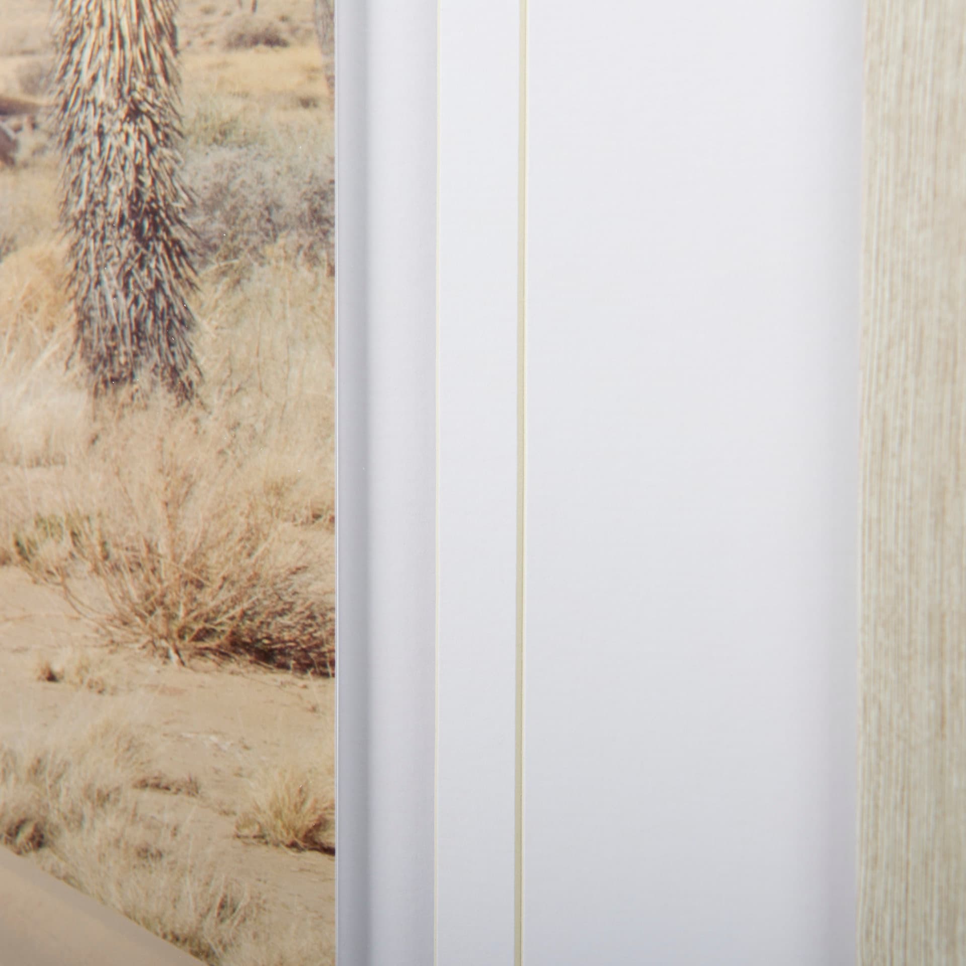 Desert Road by Irene Suchocki a Hand Embellished Textured Framed Art Photograph Matted under Glass — product photograph