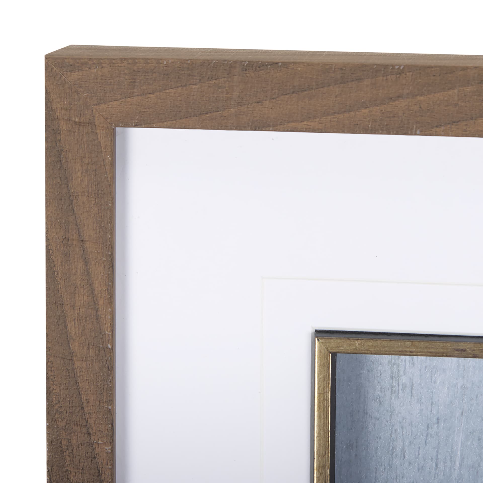 Misty Day I by Mercana Studio a Hand Embellished Textured Framed Art Print Matted under Glass — product photograph