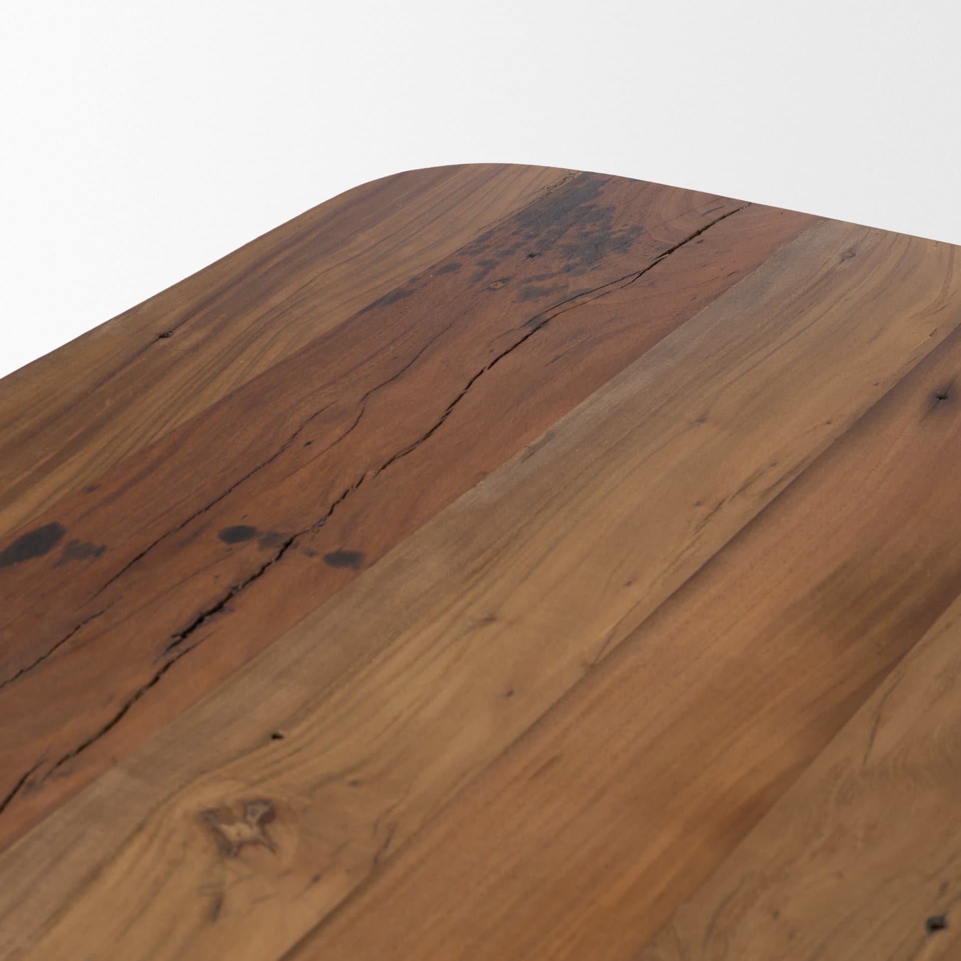 Dunmore Solid Wood Rectangular Open Shelf Coffee Table — product photograph