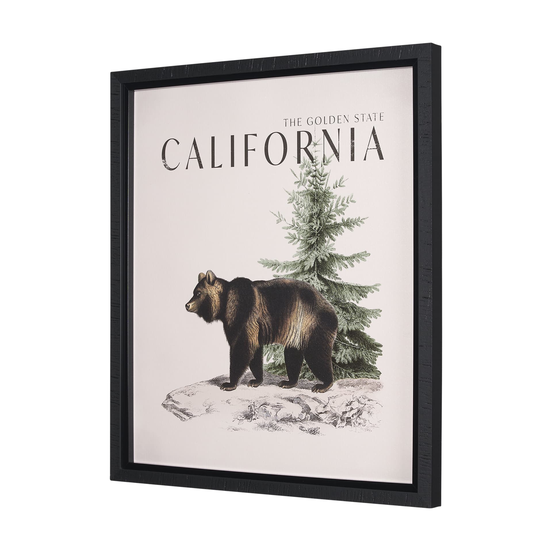 Travel Guide - California by Vintage Collection a Hand Embellished Textured Framed Art Print — product photograph