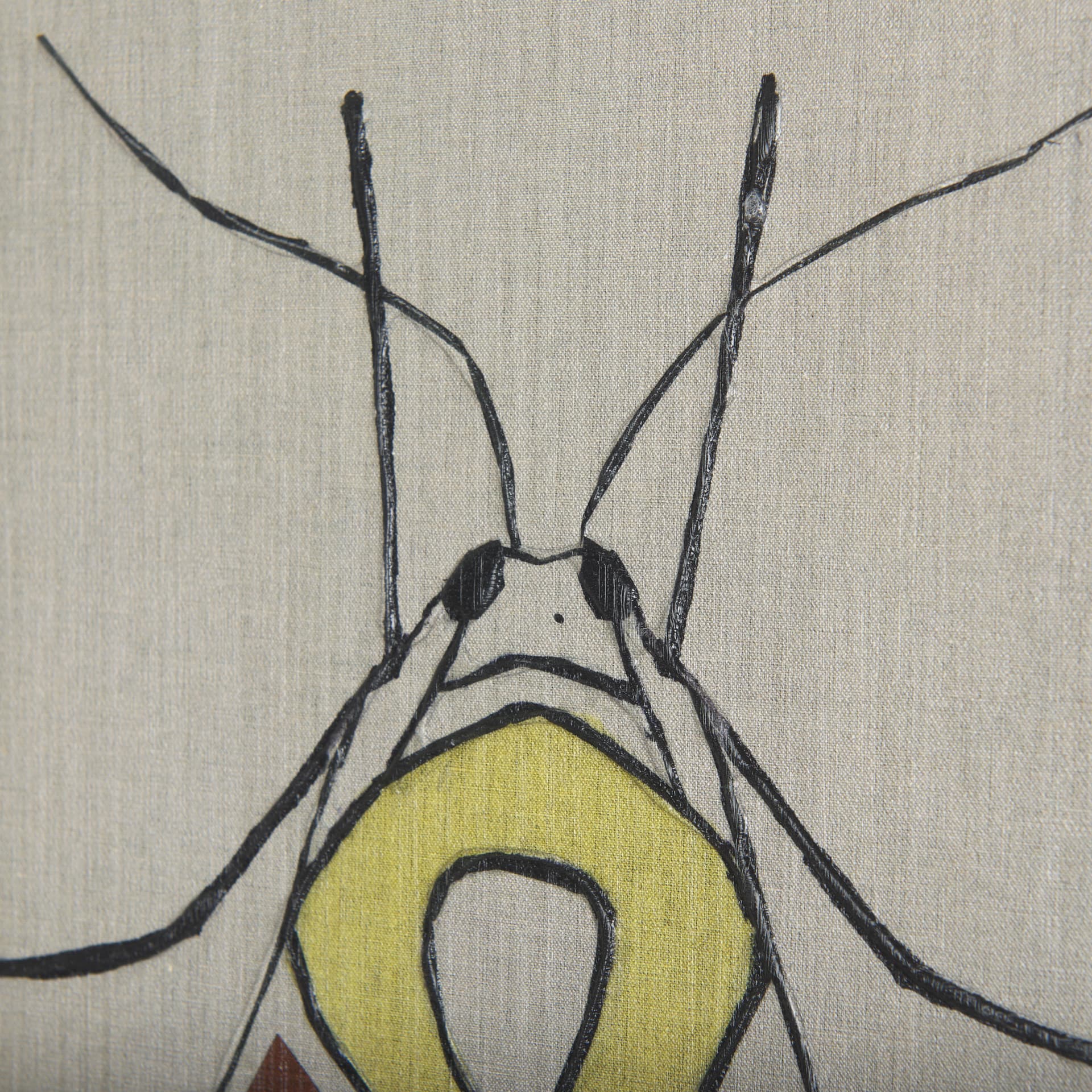 Moth II by Mercana Studio a Hand Embellished Textured Canvas — product photograph