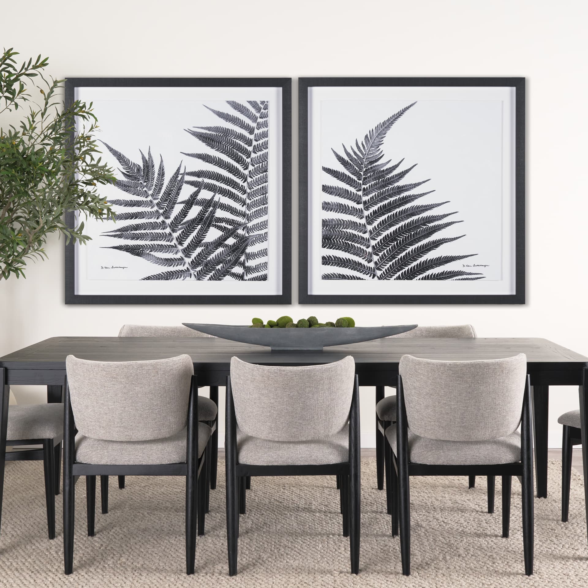 Aspire by Debra Van Swearingen a Hand Embellished Framed Photo Art Print Matted under Glass — in a styled room