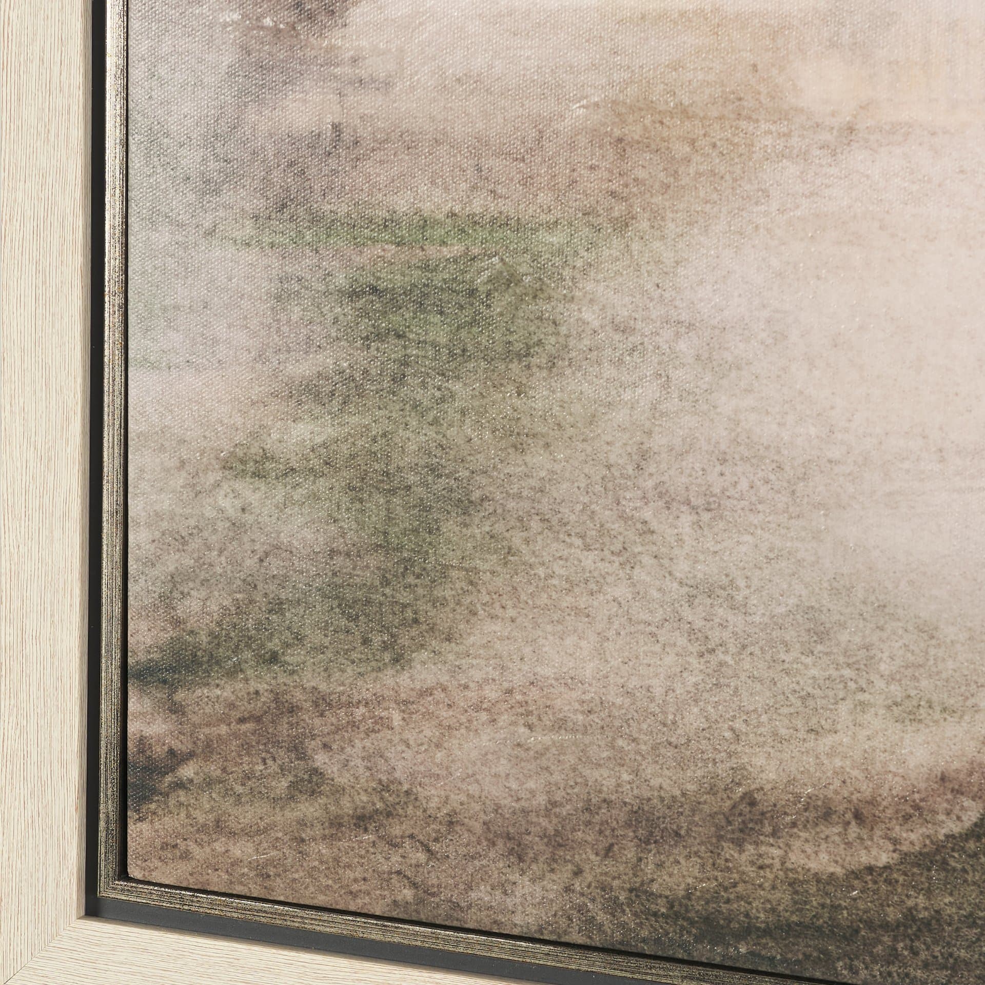 Beach View II by Mercana Studio Hand-Embellished Textured Framed Canvas Artwork — product photograph