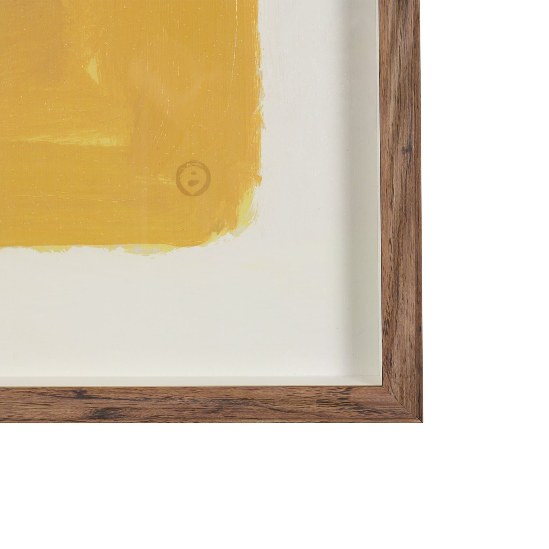 Ochre Horizon by Mercana Studio Textured Framed Artwork Matted under Glass — product photograph
