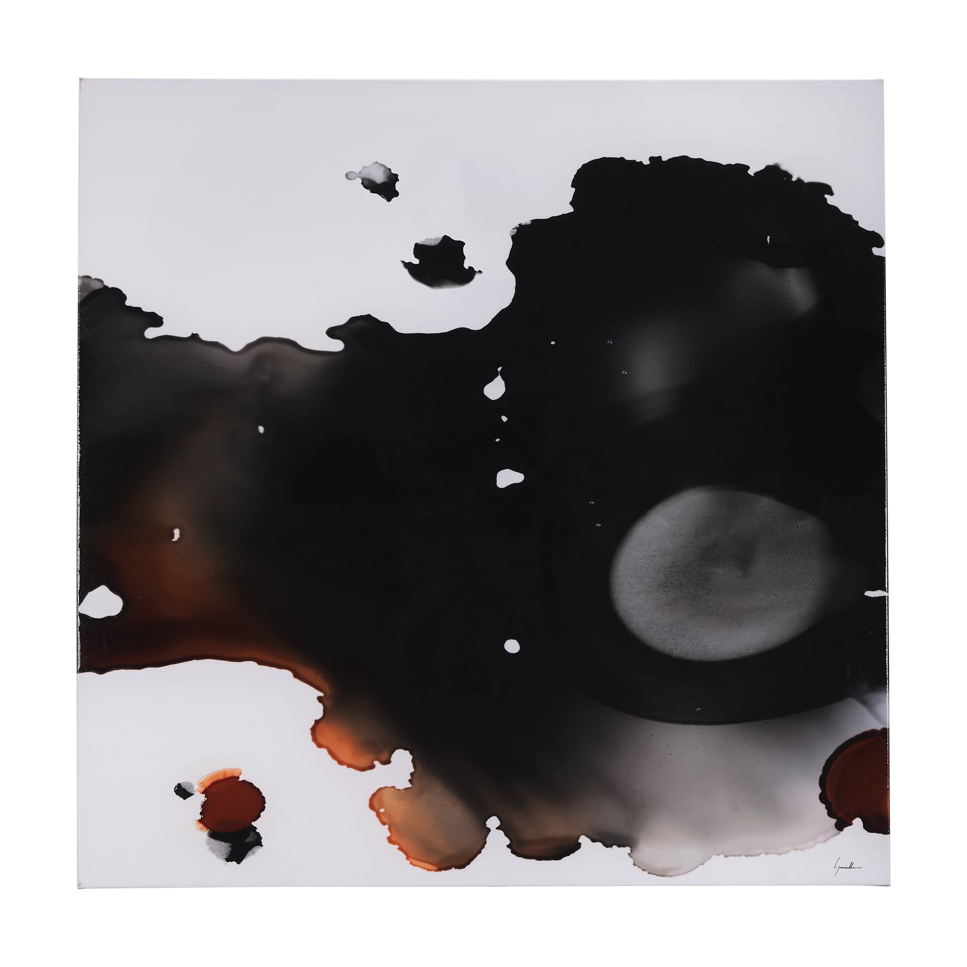 Shimmering Night II by Mercana Studio a Hand Embellished Textured Canvas — product photograph