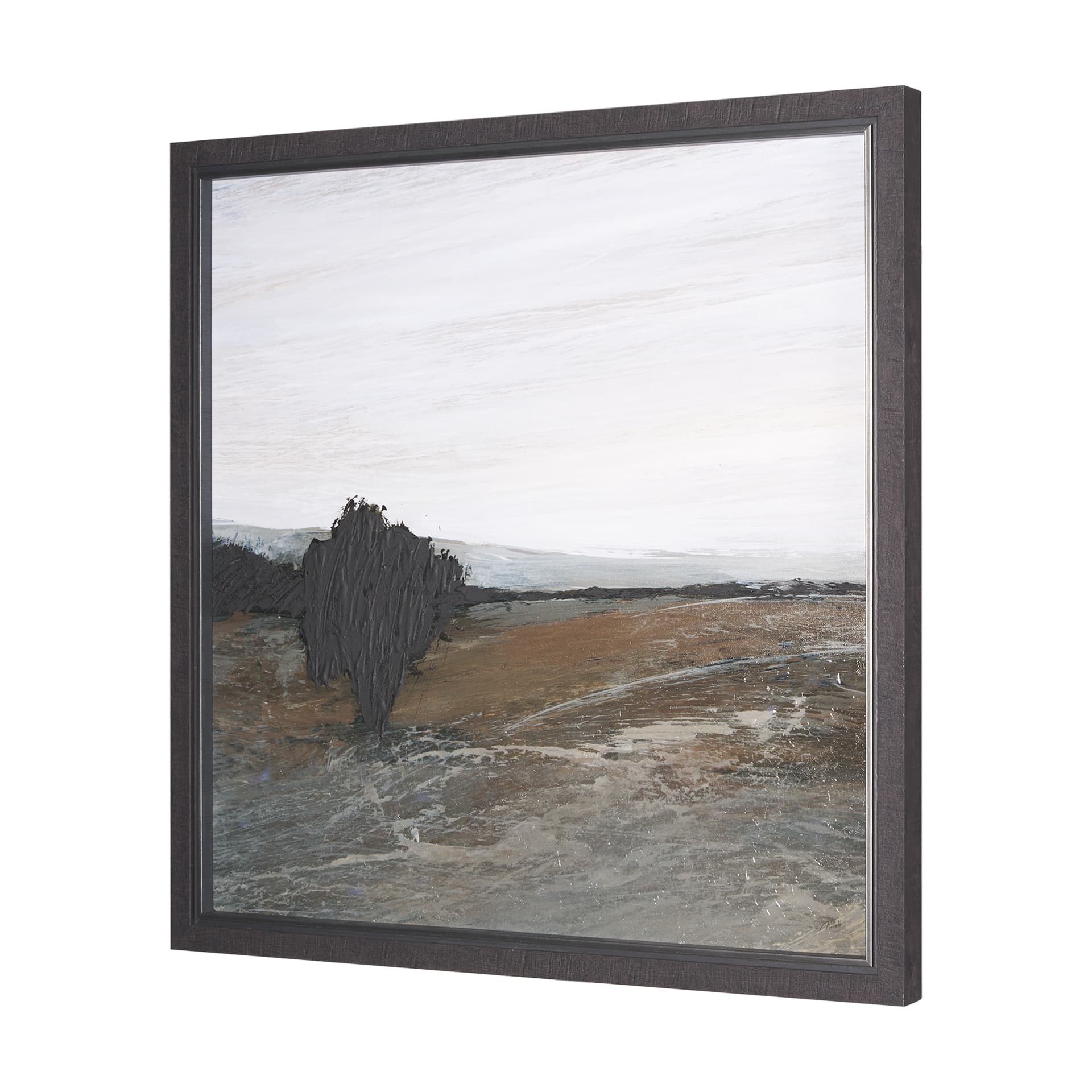 Cloudy Day I by Mercana Studio a Hand Embellished Textured Framed Art Print — product photograph
