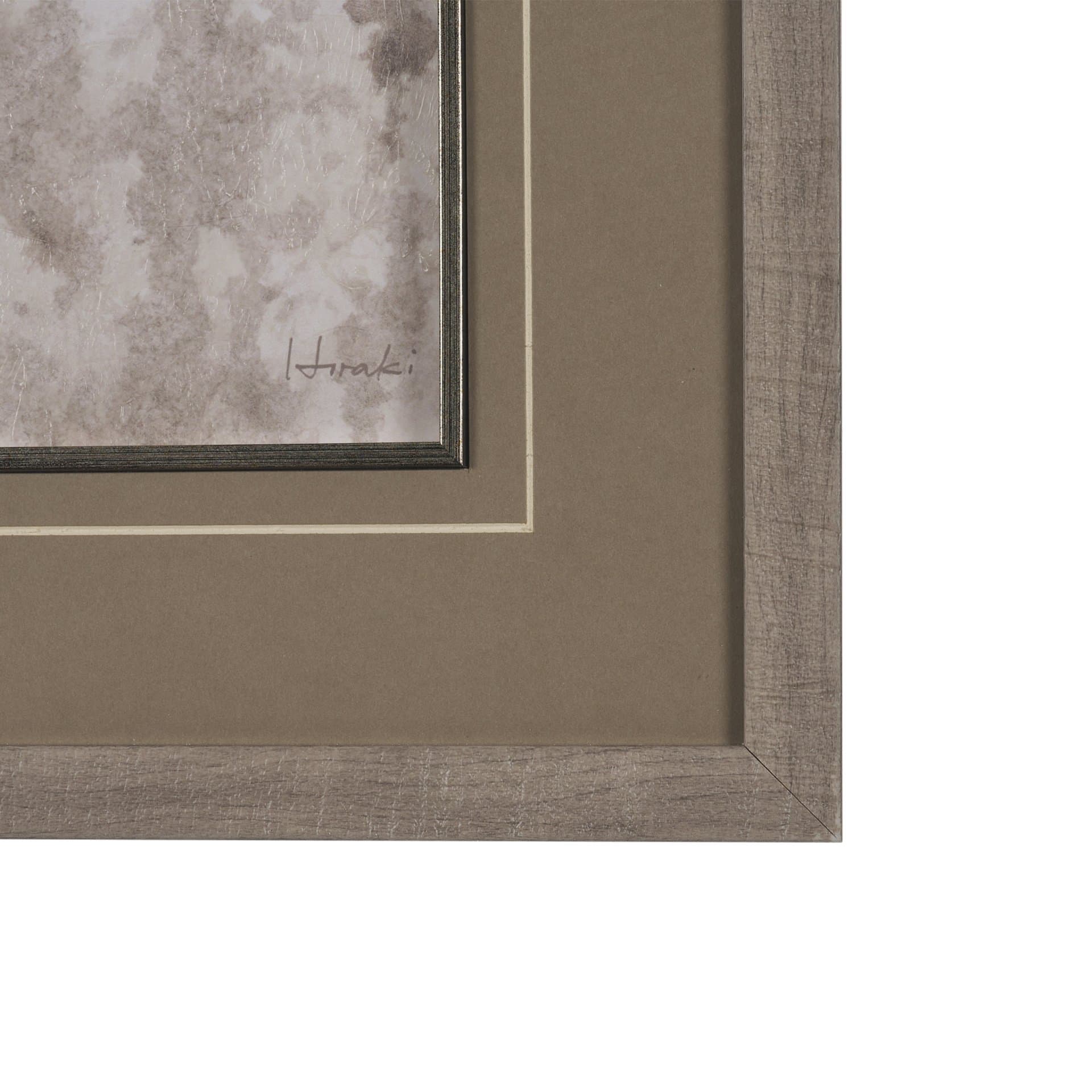 Quiet Canopy III by Mercana Studio Hand-Embellished Framed Artwork Matted under Glass — product photograph