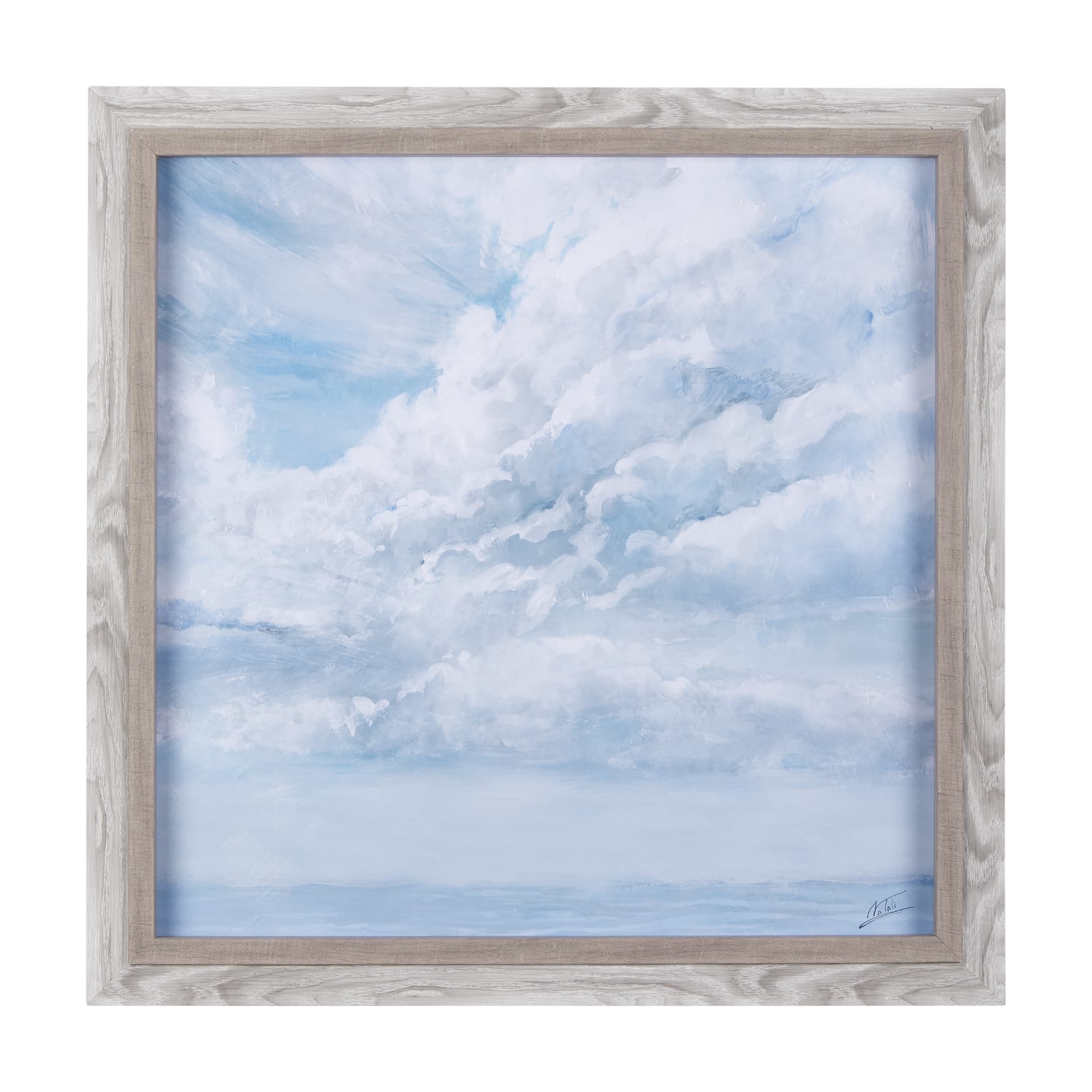 Day cloud II by Mercana Studio a Hand Embellished Textured Framed Art Print — product photograph