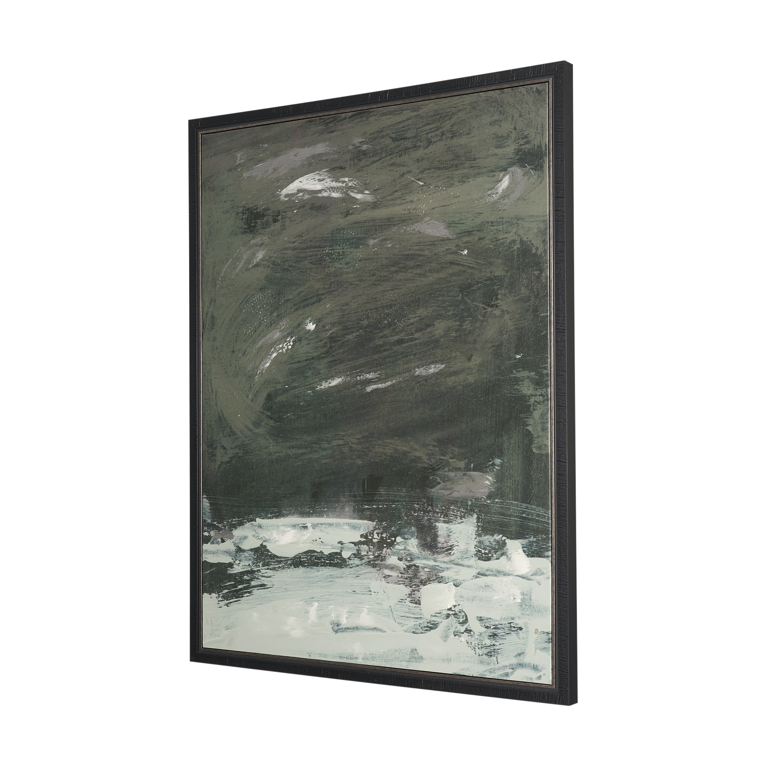 Vastness II by Mercana Studio Hand-Embellished Textured Framed Canvas Artwork — product photograph