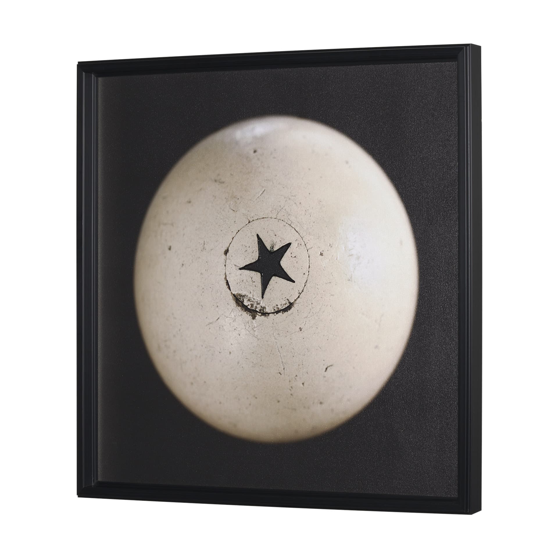 Billiard II Cue Ball by Chris Dunker a Hand Embelished Textured Framed Art Decograph Print — product photograph