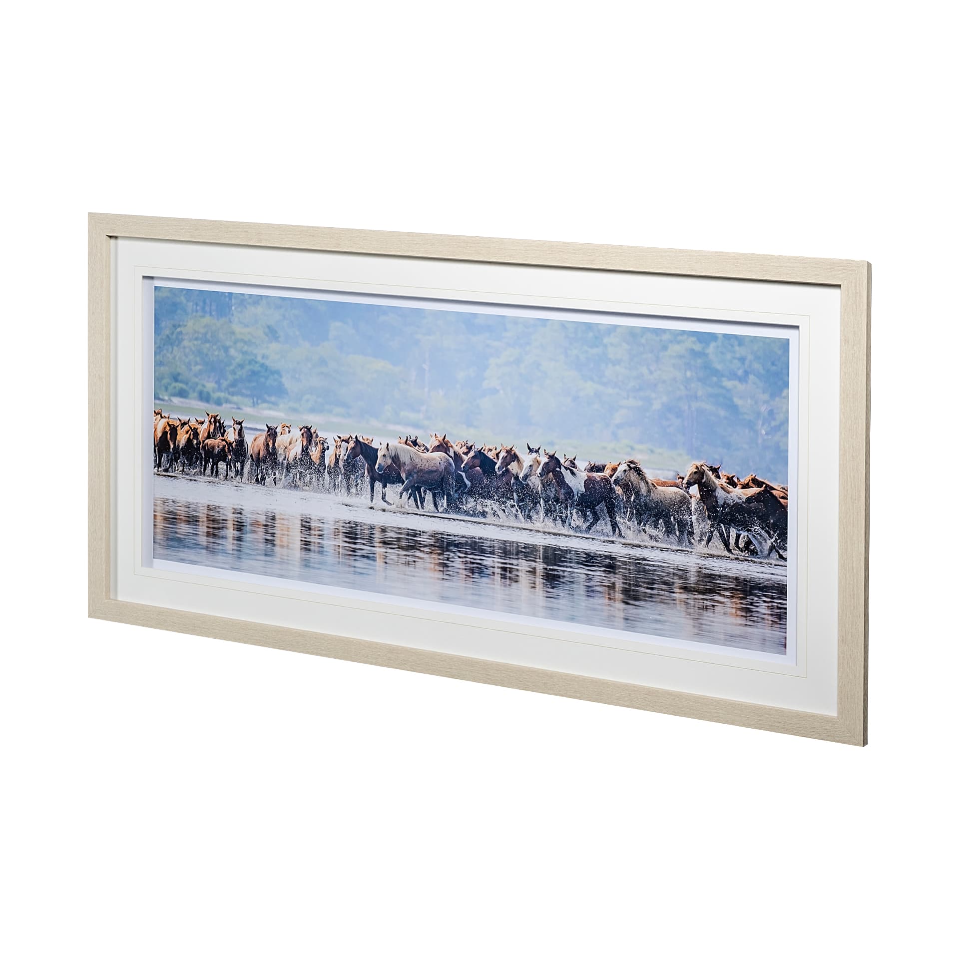 Water Horses II by PHBurchett a Framed Photo Art Print Matted under Glass — product photograph