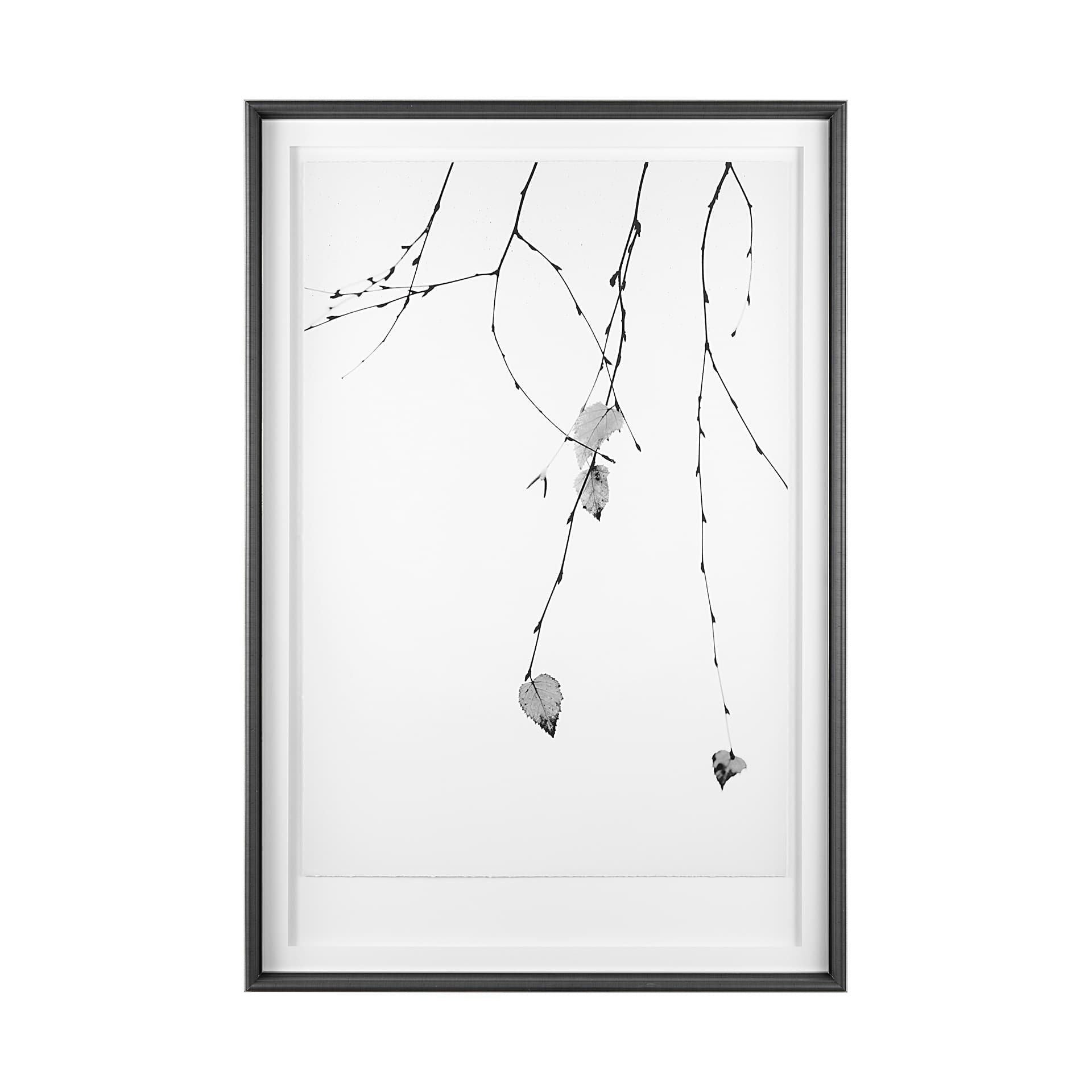 Solo by Rebecca Cozart a Hand Embellished Textured Framed Art Print Matted under Glass — product photograph
