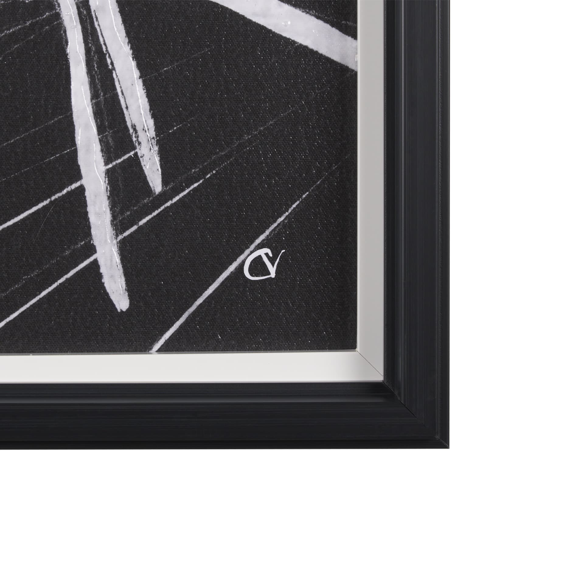 Interior Sketch V by Mercana Studio a Hand Embellished Framed Art Print — product photograph