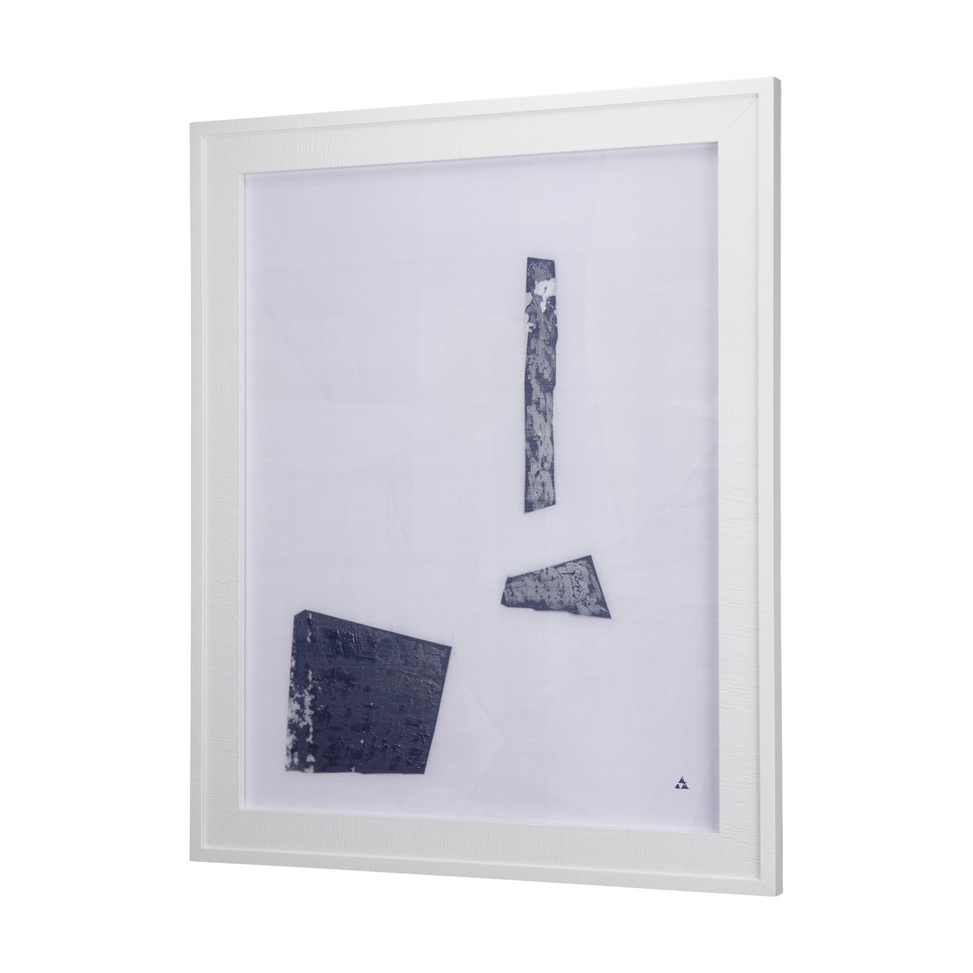 The Shapes I by Mercana Studio a Hand Embellished Textured Framed Art Print — product photograph
