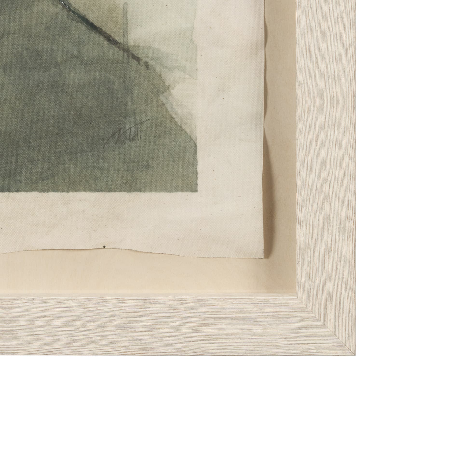 Down By The Dock by Mercana Studio a Hand Embellished Framed Art Print Matted under Glass — product photograph