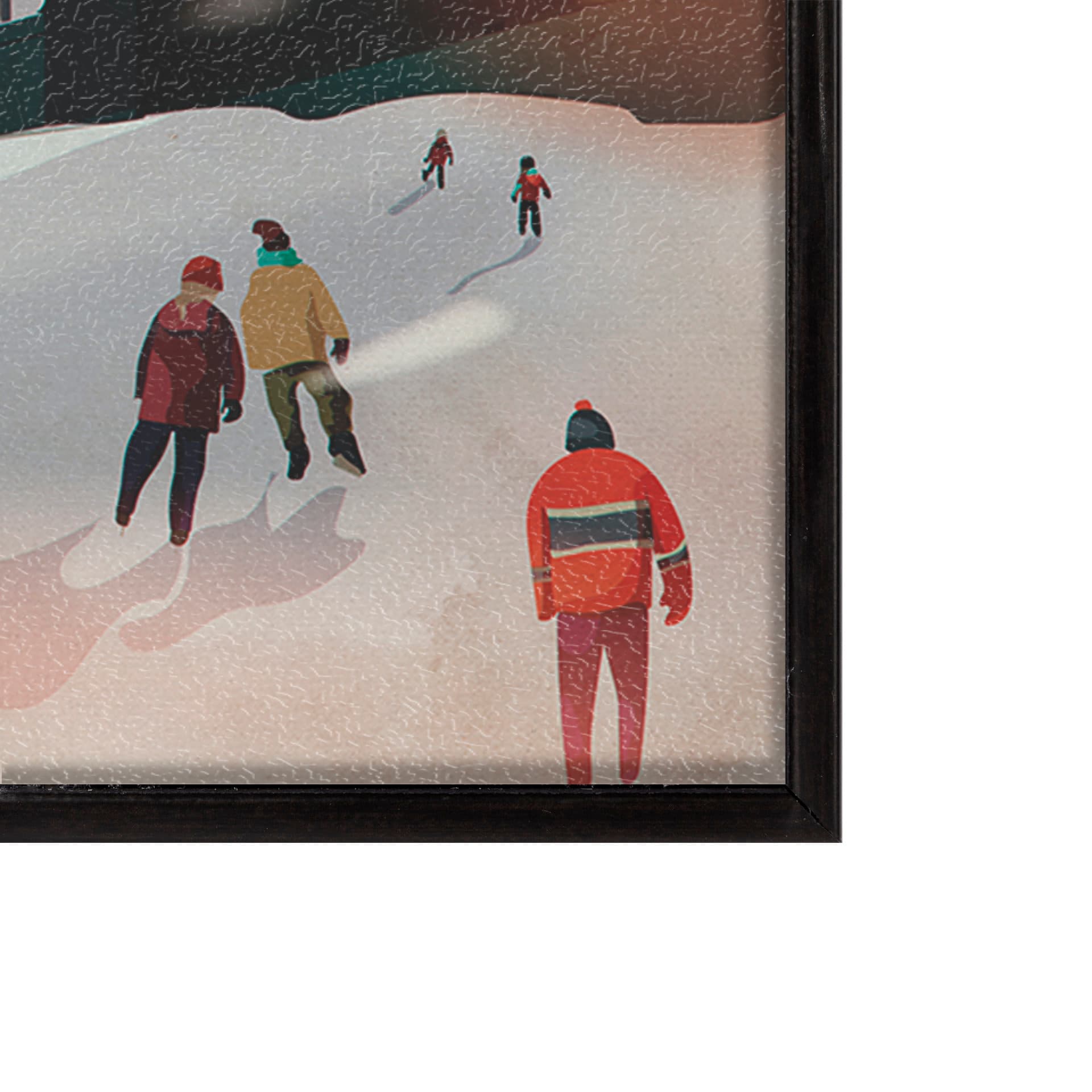 Ottawa Go Canada (SM) by Mercana Studio a Hand Embellished Decograph Framed Art Print — product photograph