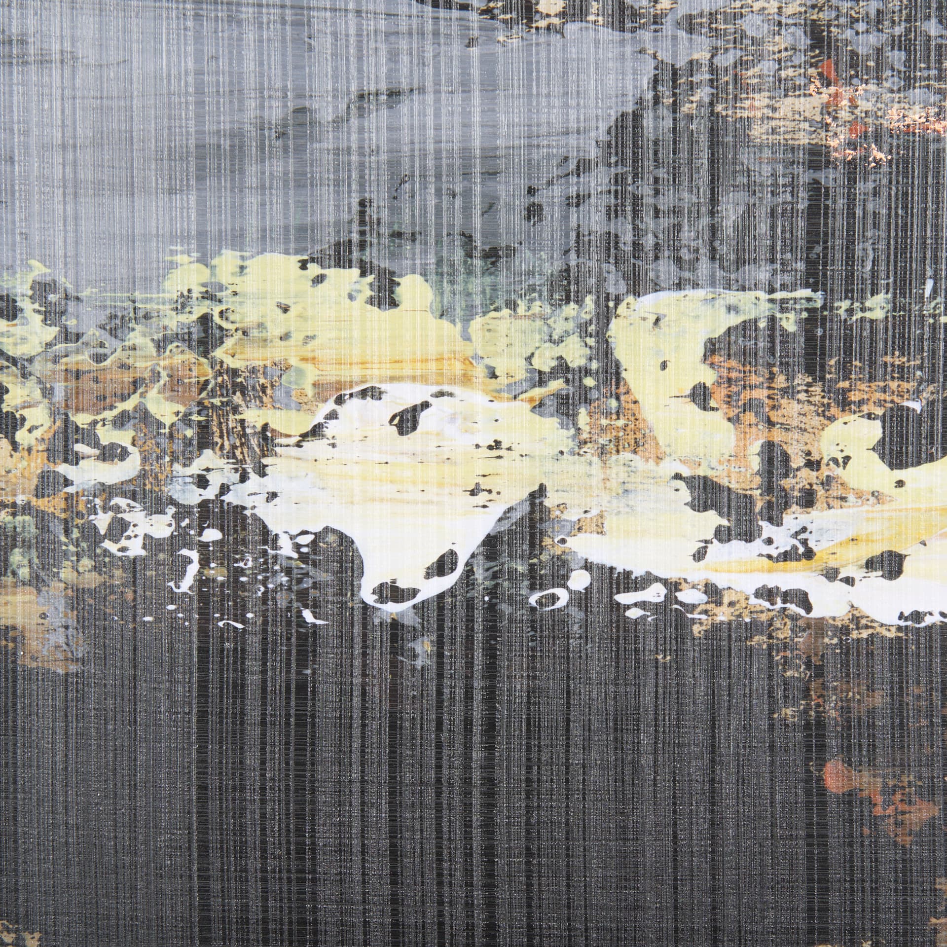 Silver and gold Inspiration I by Mercana Studio a Hand Embellished Textured Framed Art Print — product photograph