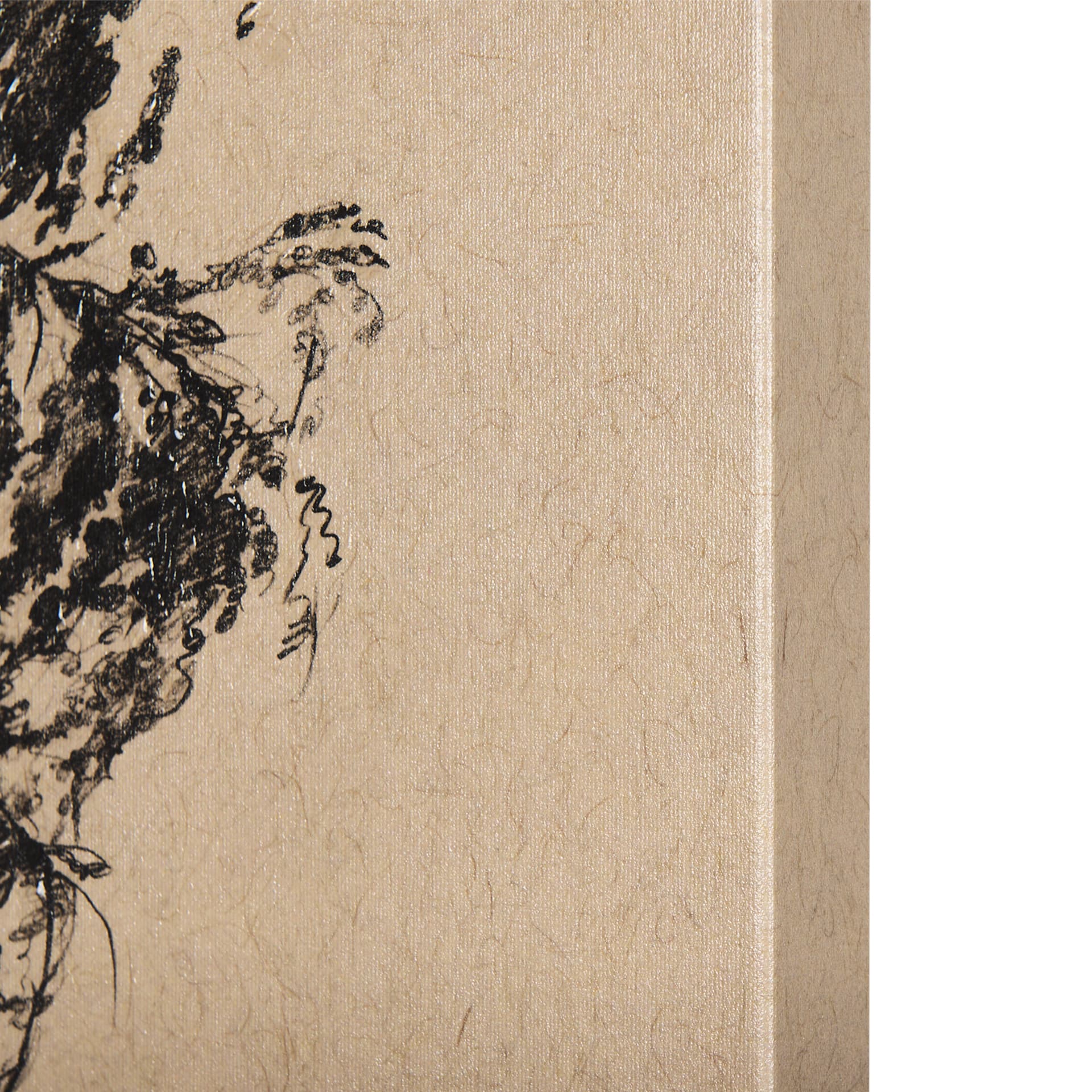 Tree Drawing II by Mercana Studio a Hand Embellished Textured Canvas — product photograph