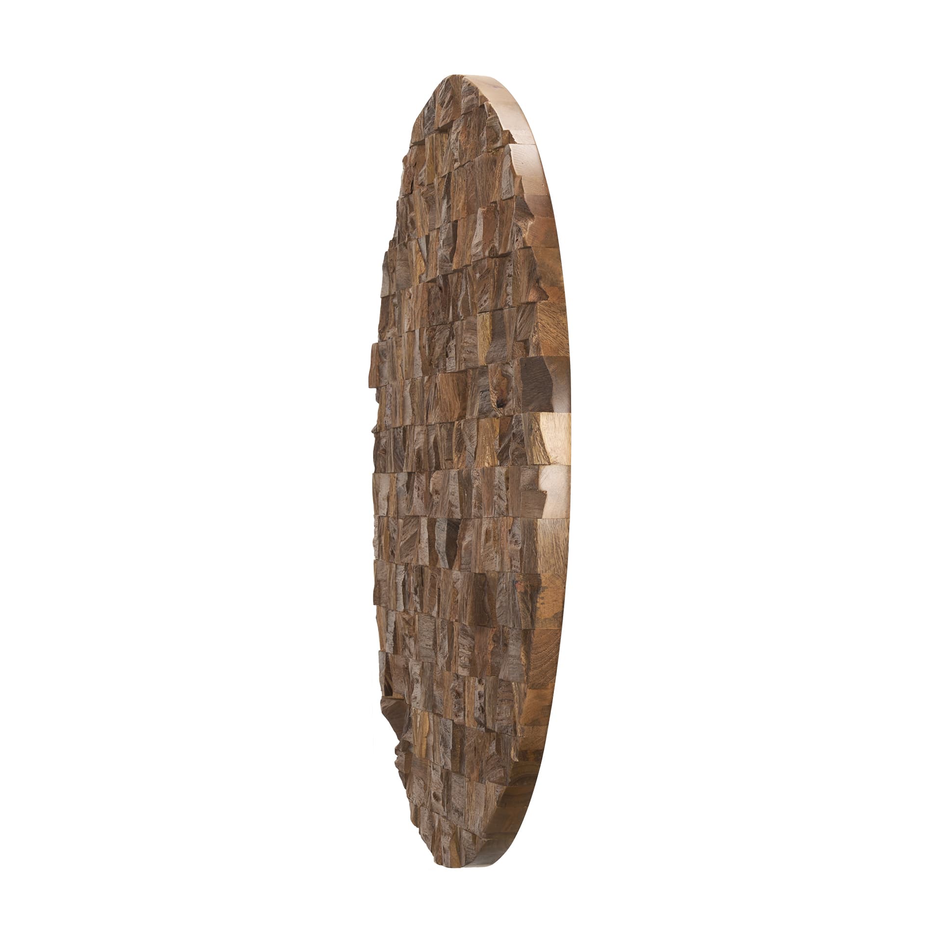 Into the Abyss II LIght Brown Wood 32" Wall Decor — product photograph