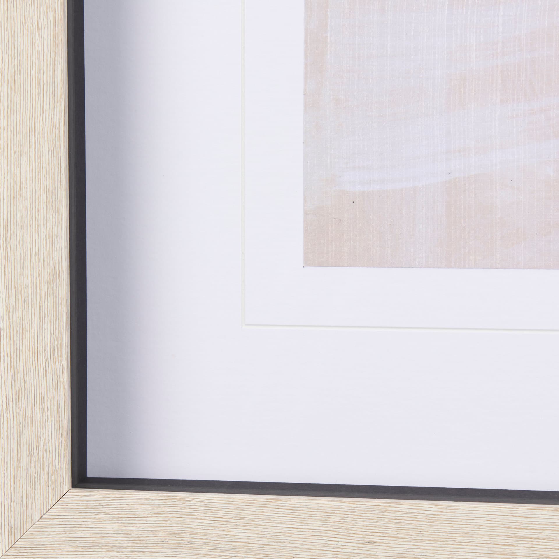 Color Blocks II by Mercana Studio a Hand Embellished Textured Framed Art Print Matted under Glass — product photograph