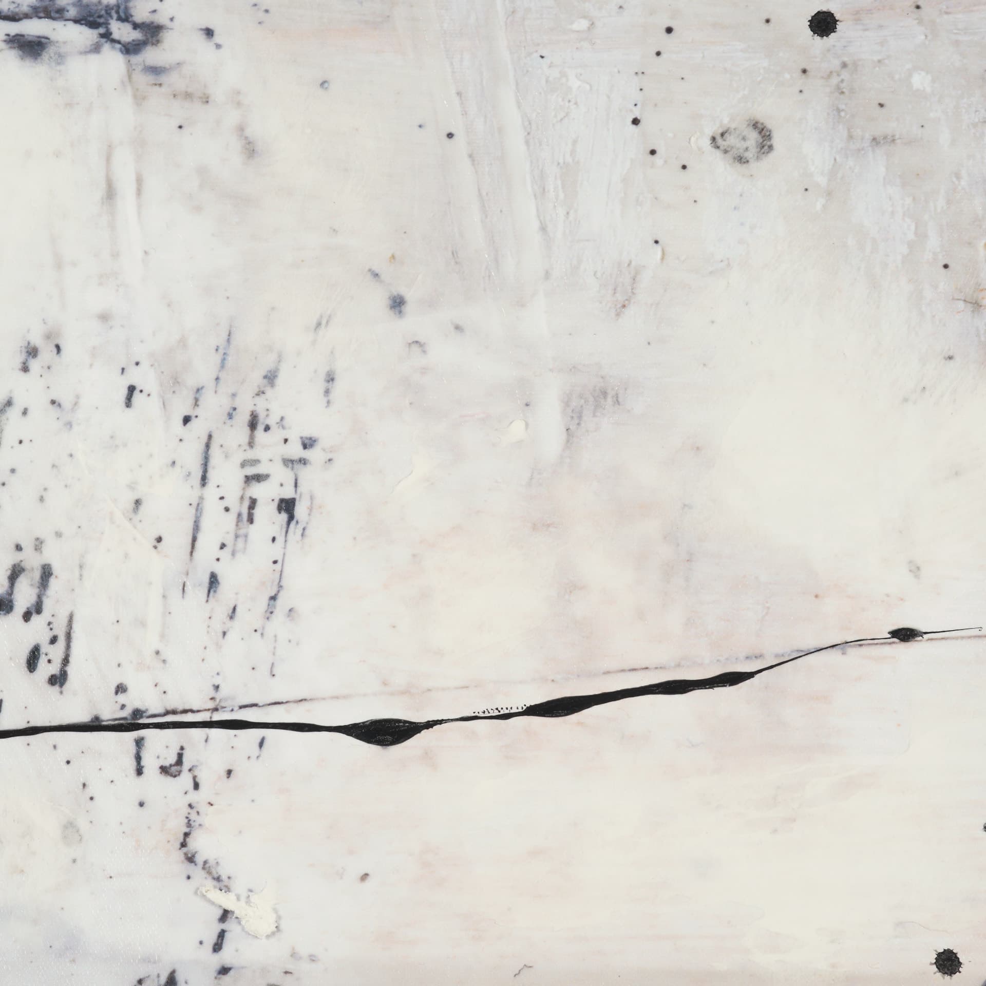 Blk Wht Bronze II by Jennifer Goldberger a Hand Embellished Textured Framed Canvas — product photograph