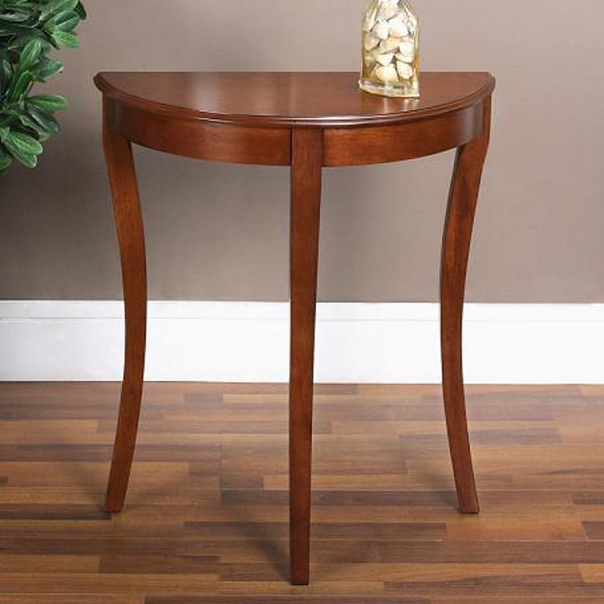 Flower Display Table HR01 Cherry Finish — product photograph