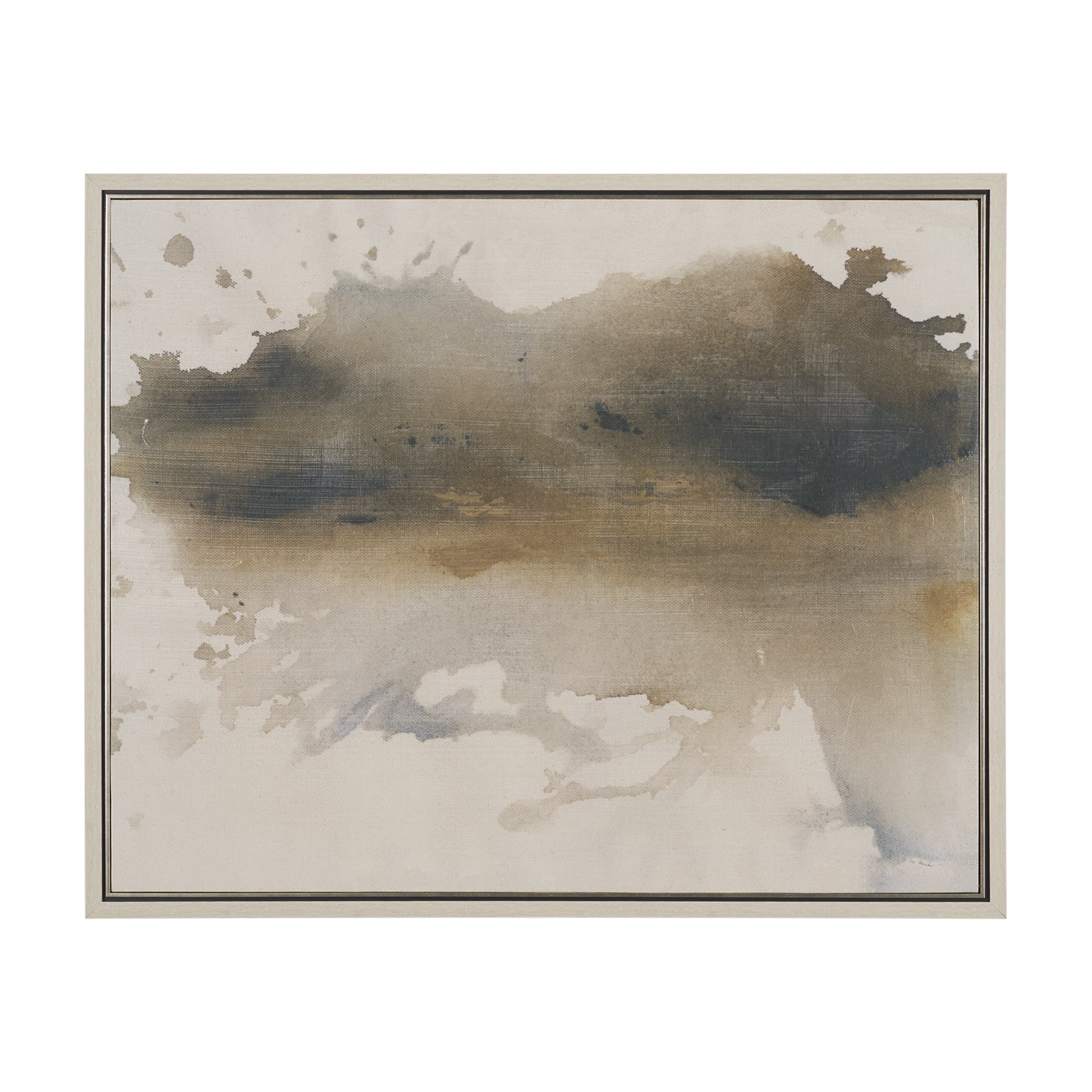 Realization by Ira Havuka Hand-Embellished Textured Framed Canvas Artwork — product photograph