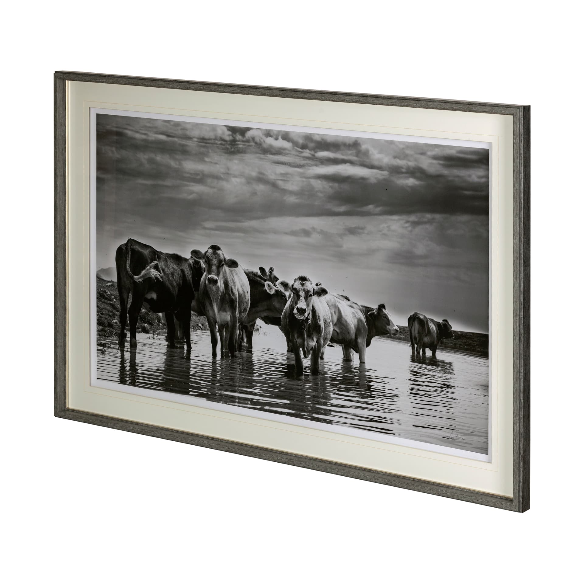 In the River by Mercana Studio a Framed Photo Art Print Matted under Glass — product photograph