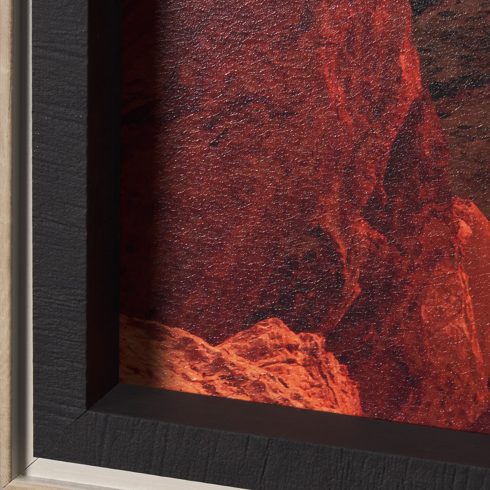 Horseshoe Bend by Gary Blatter a Hand Embelished Textured Framed Photo Art Print — product photograph