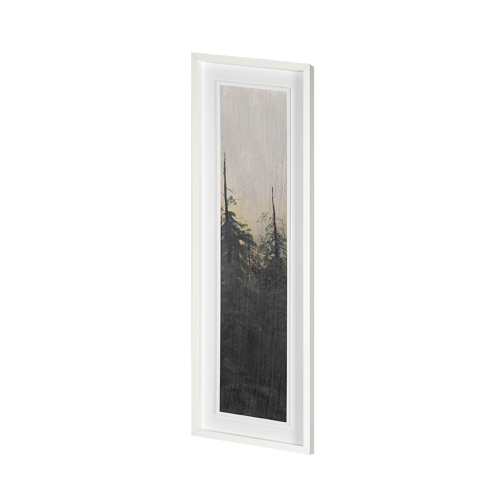 Pacific Northwest Panel VI by Sandra Lafrate Hand Embellished Framed Art Print Matted under Glass — product photograph