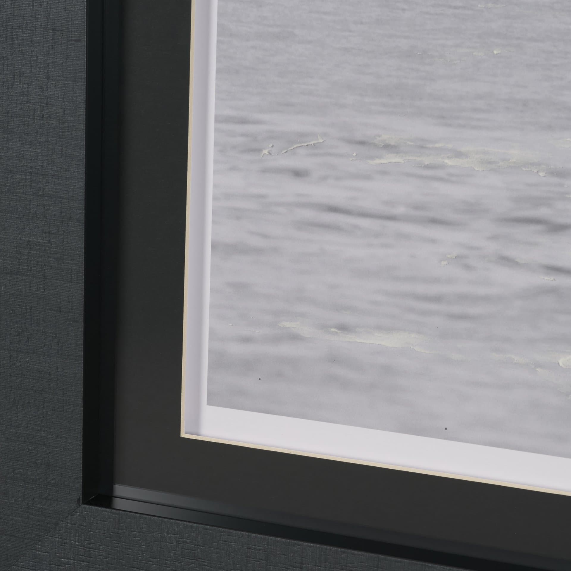 Maritime Meander by Ben Wood Hand Embelished Framed Art Print Matted under Glass — product photograph
