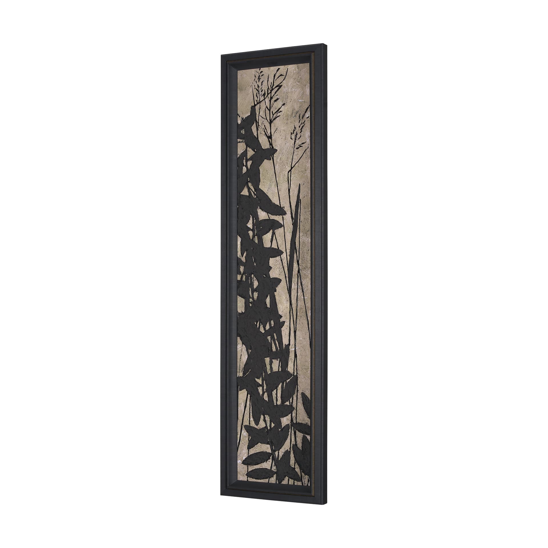Etched Silouette I by Mercana Studio a Hand Embellished Textured Framed Art Print — product photograph