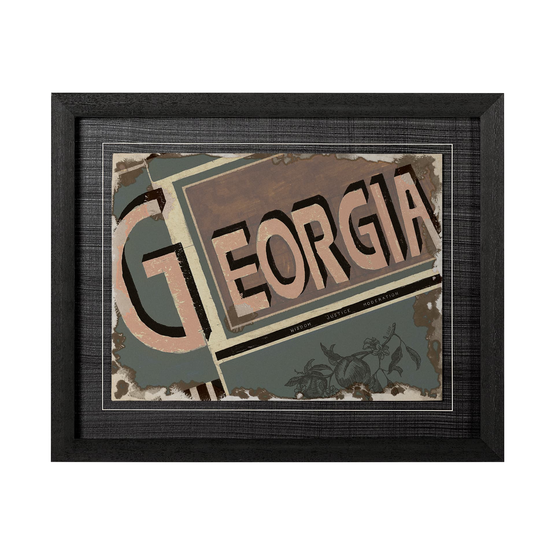 Georgia by Alarm a Hand Embellished Textured Framed Art Print — product photograph