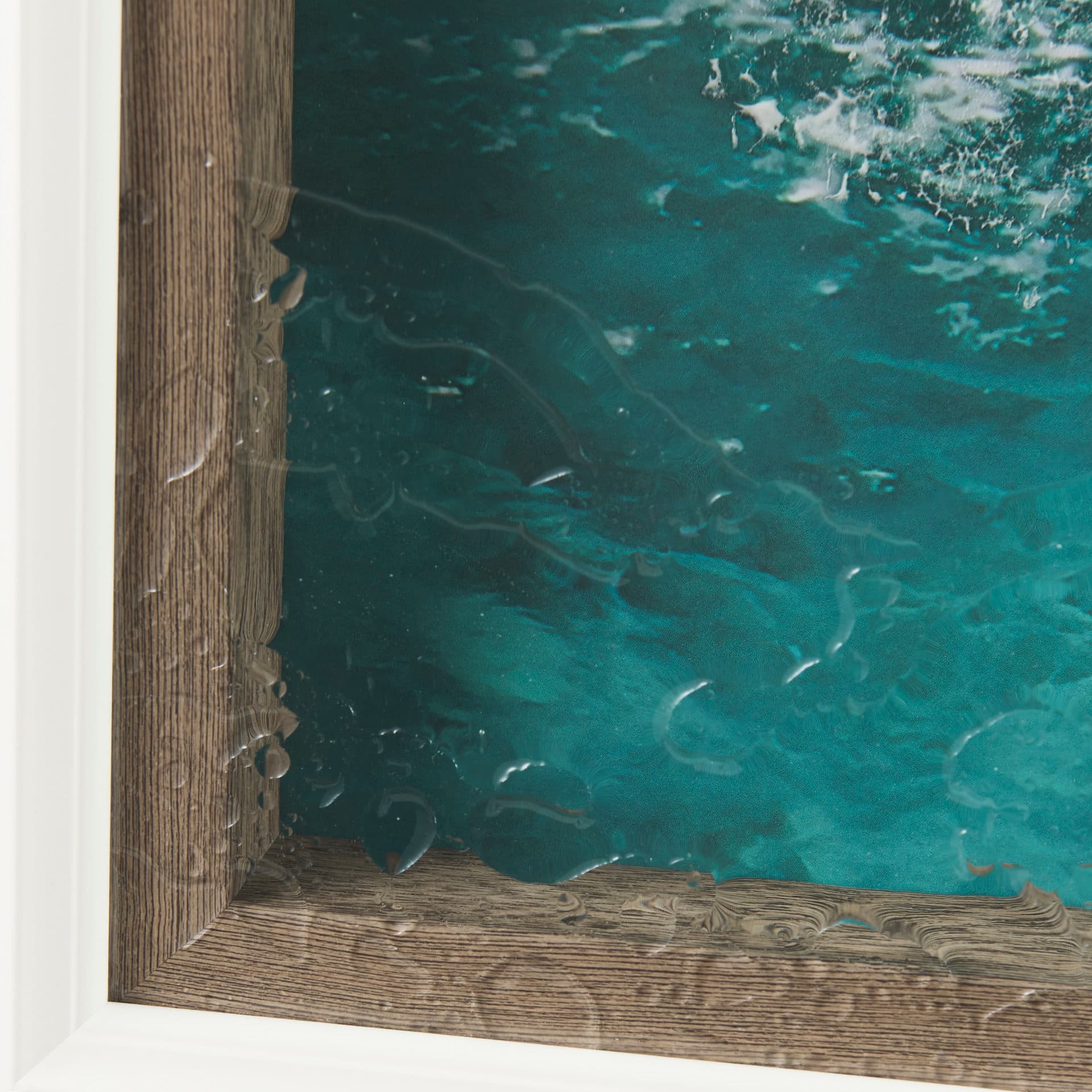 Hobie Sailing by Mercana Studio a Hand Embellished Textured Framed Photo Art Print Matted under Glas — product photograph