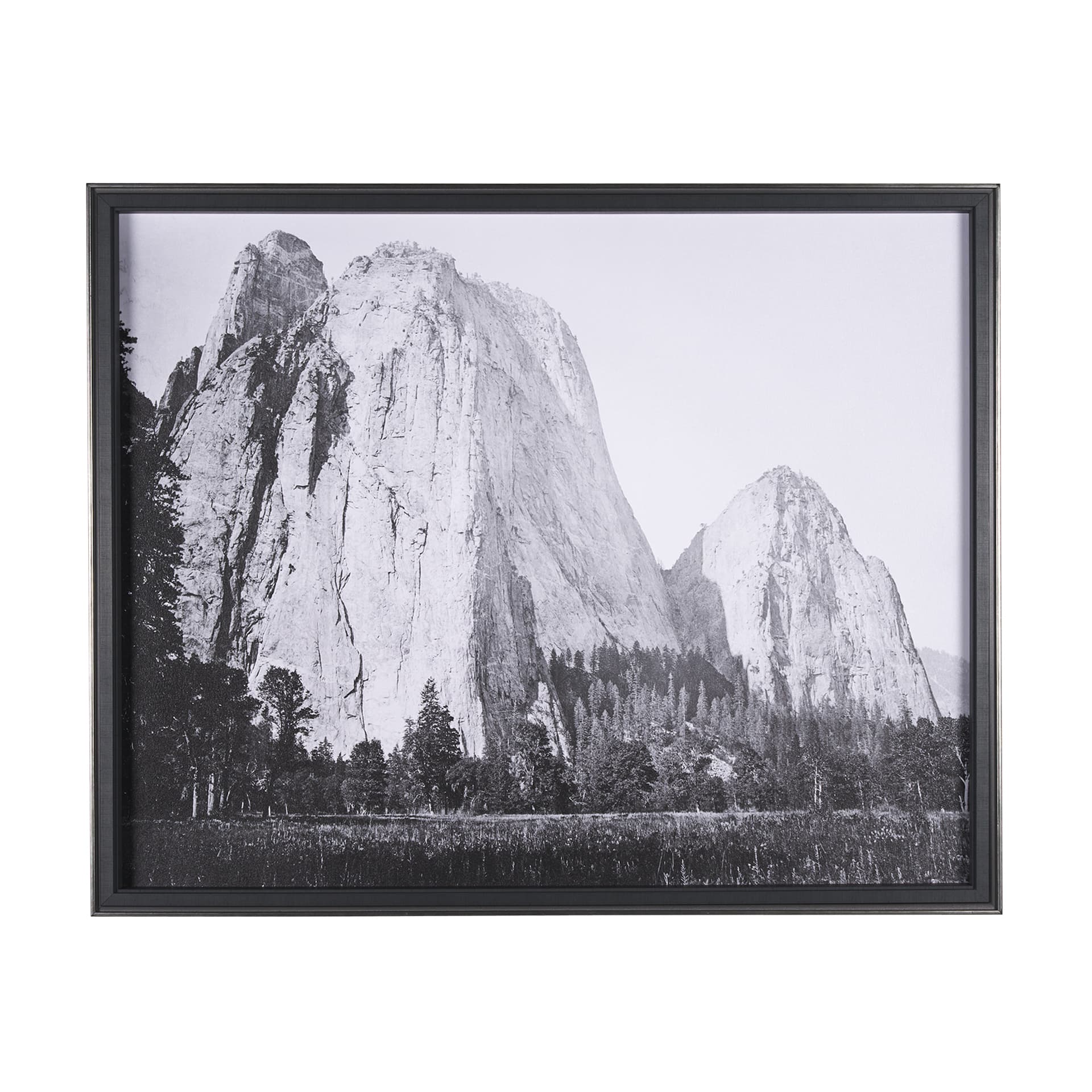 Cathedral Rock by Carleton E Watkins a Hand Embellished Textured Framed Photo Art Print — product photograph
