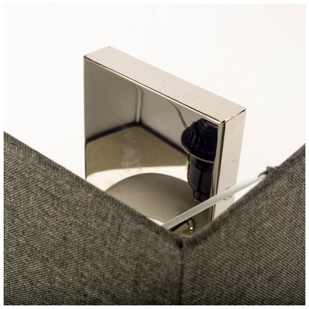 Scarlett II 6x19 Gray Base & Shade Wall Sconce — product photograph