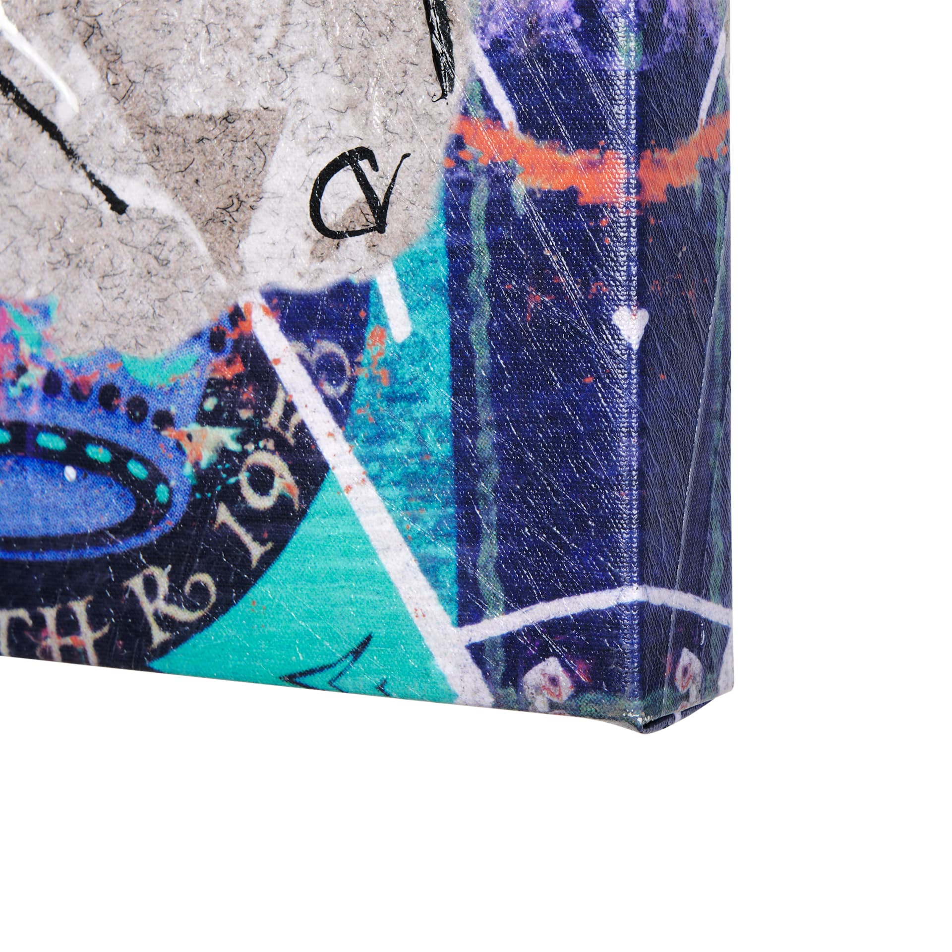 Graffiti sculpture III by Mercana Studio a Hand Embellished Textured Canvas — product photograph